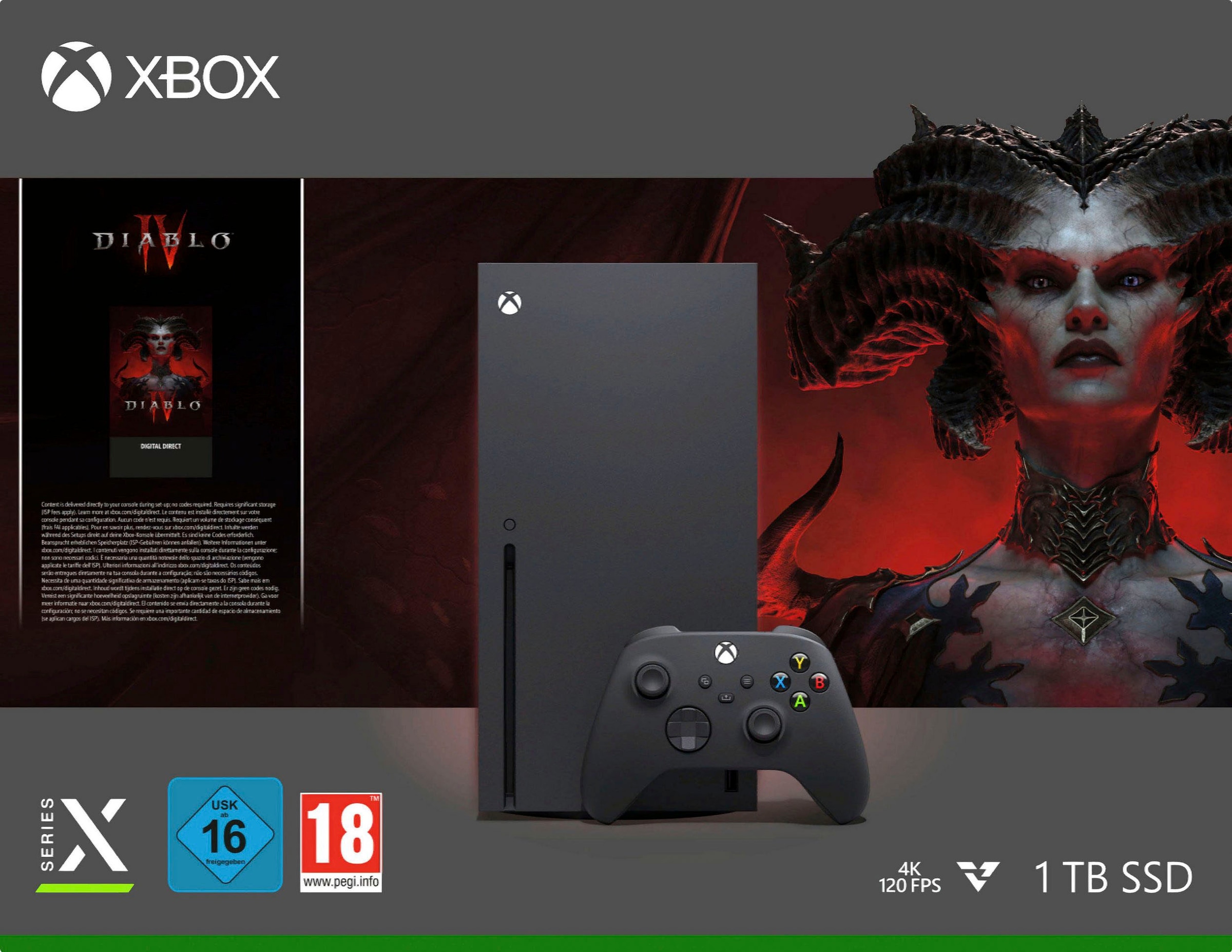 Disponível Xbox series x Nova com dois controles. vem com jogo diablo -  Videogames - Alto Alegre, Cascavel 1257516476