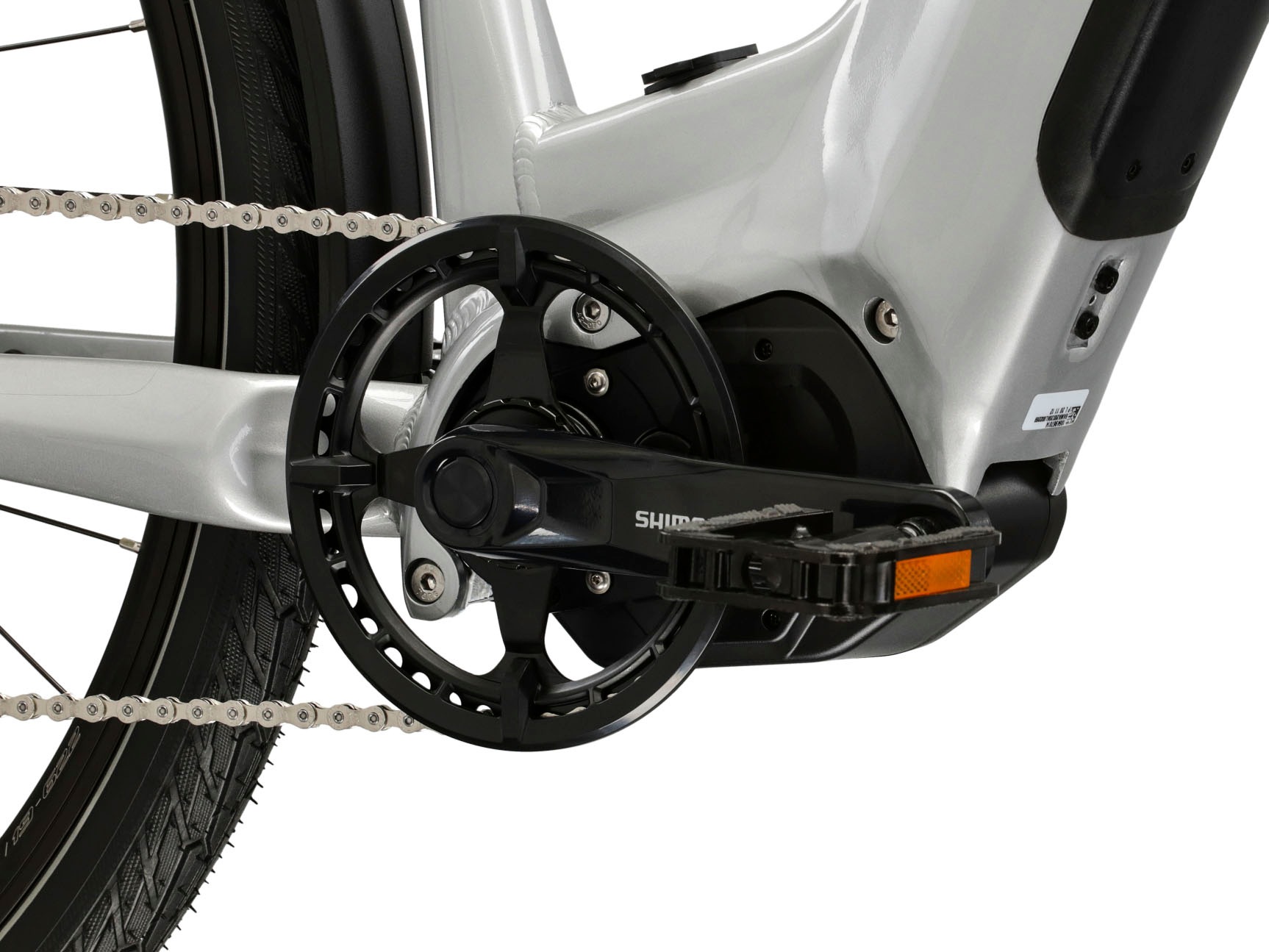 Kross E-Bike »KROSS E-Trekkingrad Trans 5.0 28" silber 9 Gänge«, 9 Gang, microSHIFT, ADVENT M619, Mittelmotor 250 W, Pedelec, Elektrofahrrad für Damen und Herren