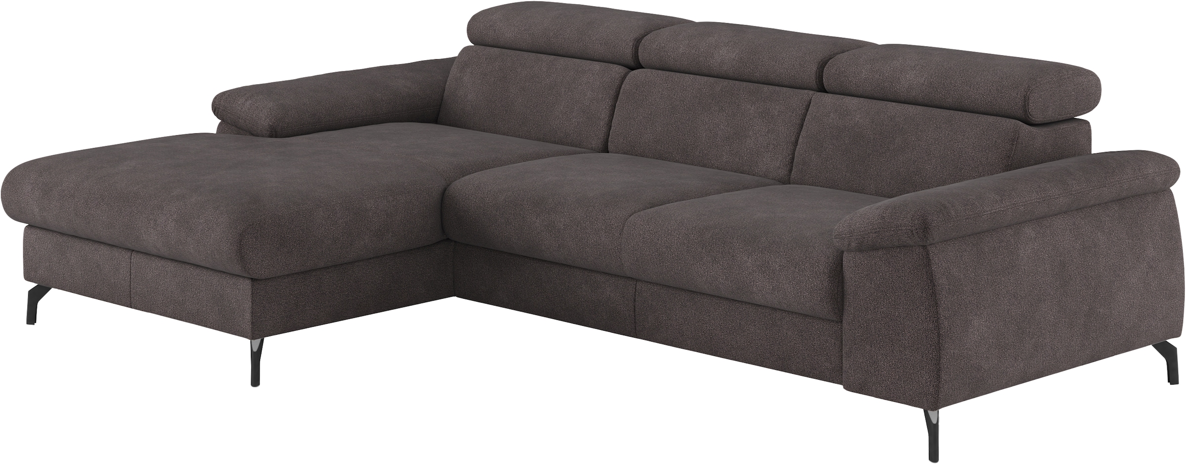 COTTA Ecksofa »Kitty L-Form«, mit Kopfteilverstellung, wahlweise mit Bettfunktion & Bettkasten