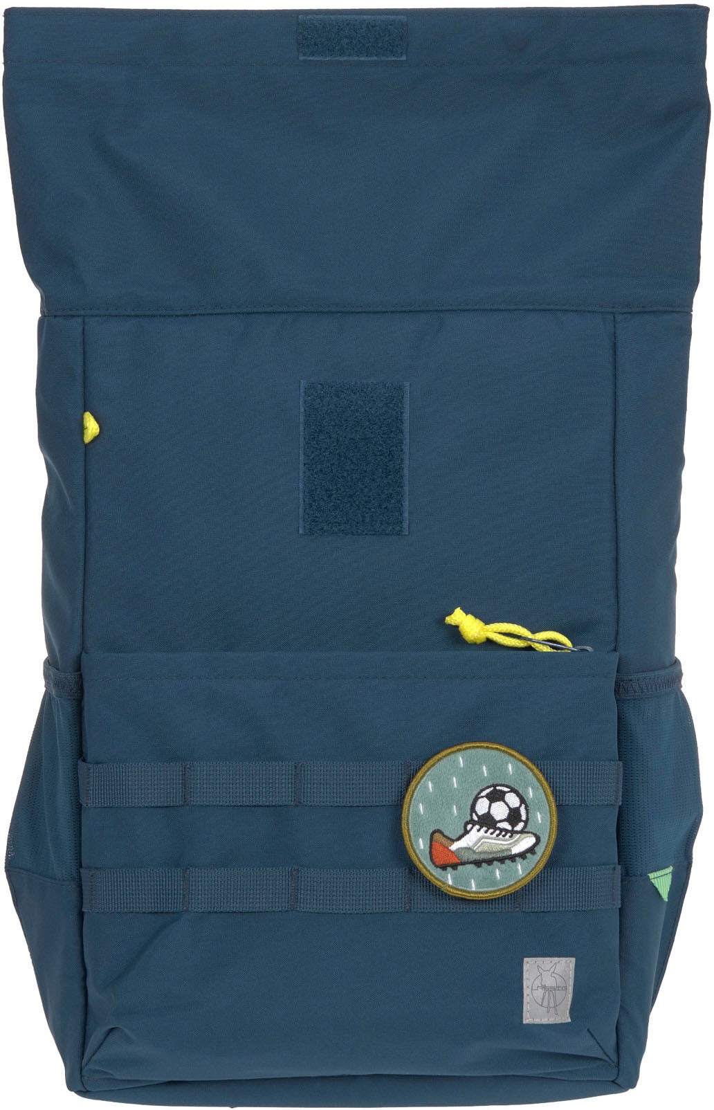 LÄSSIG Kinderrucksack »Medium Rolltop Backpack, navy«, Reflektoren, aus recycelten PET-Flaschen