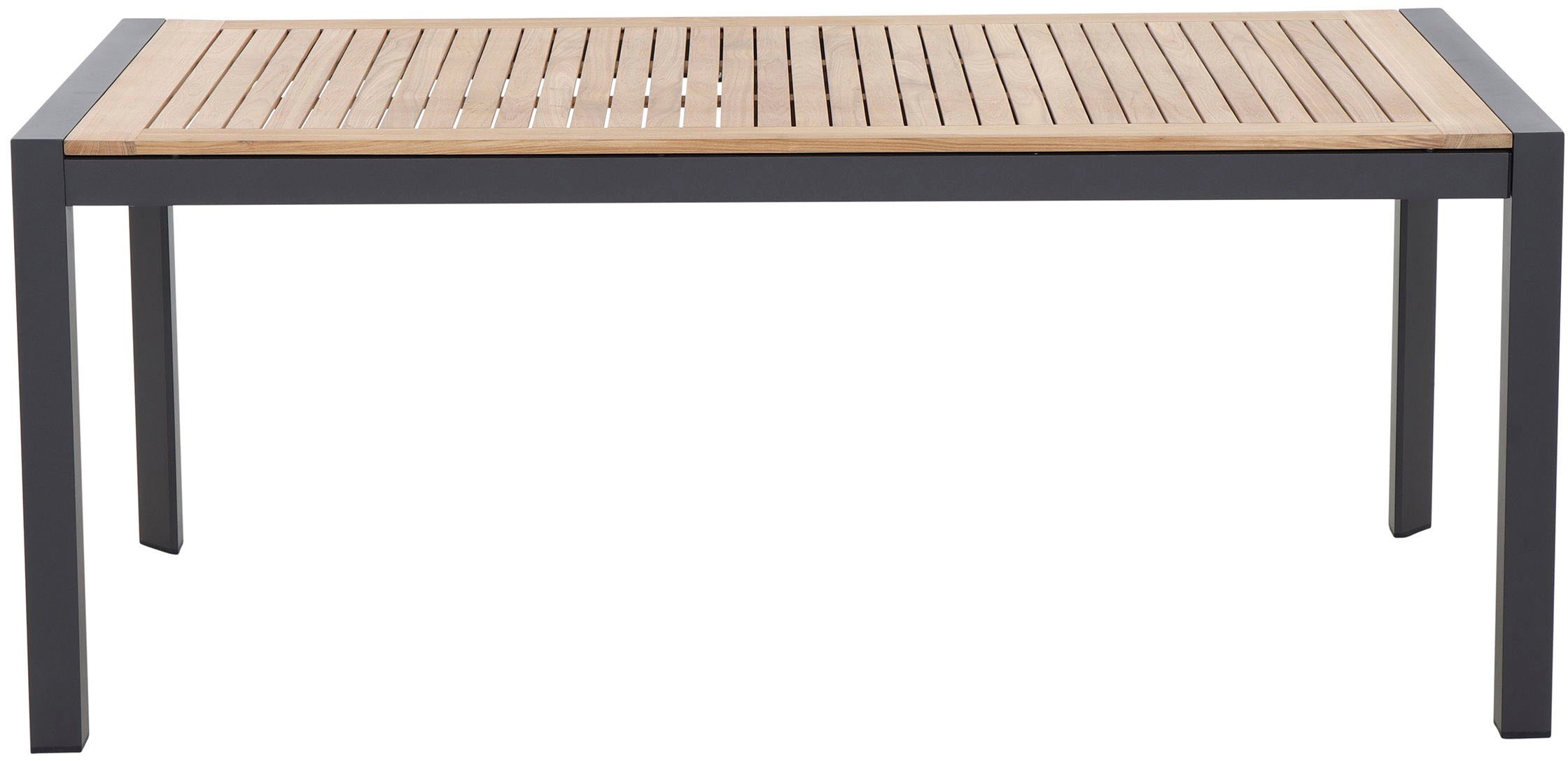 Siena Garden Garten-Essgruppe »Savona / Zurigo«, (Set, 10 tlg.), best. aus 4 Sesseln, 4 Auflagen, 1 Liege und 1 Tisch
