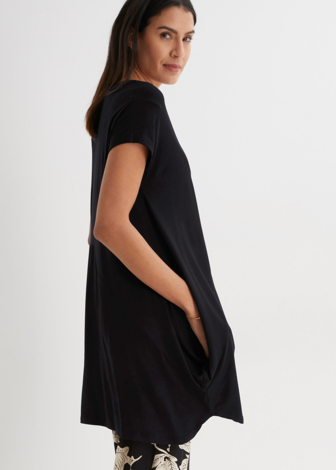 bonprix Longshirt oversize, mit Eingrifftaschen