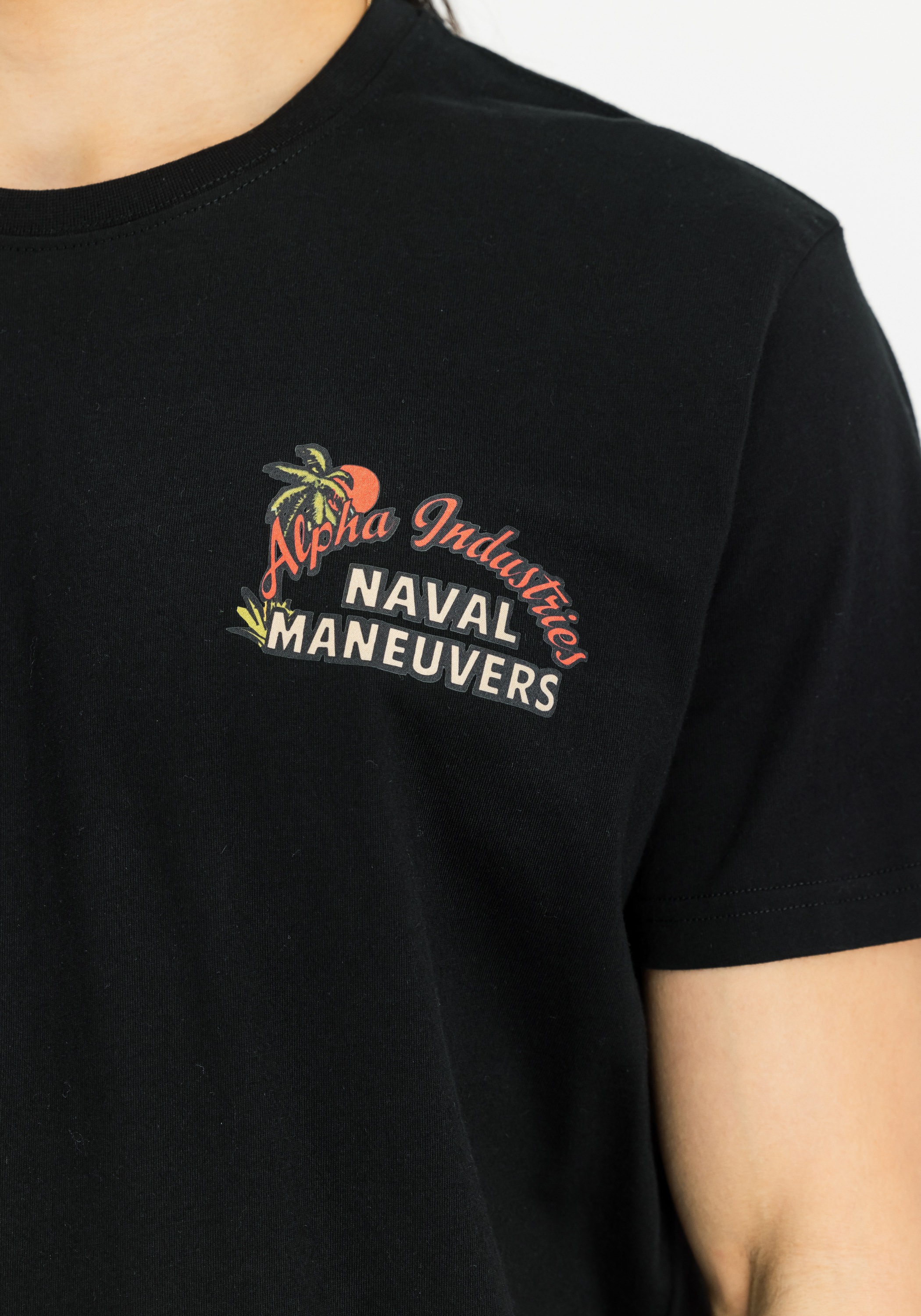 Alpha Industries T-Shirt »Alpha Industries Men - T-Shirts Naval T Back Print«