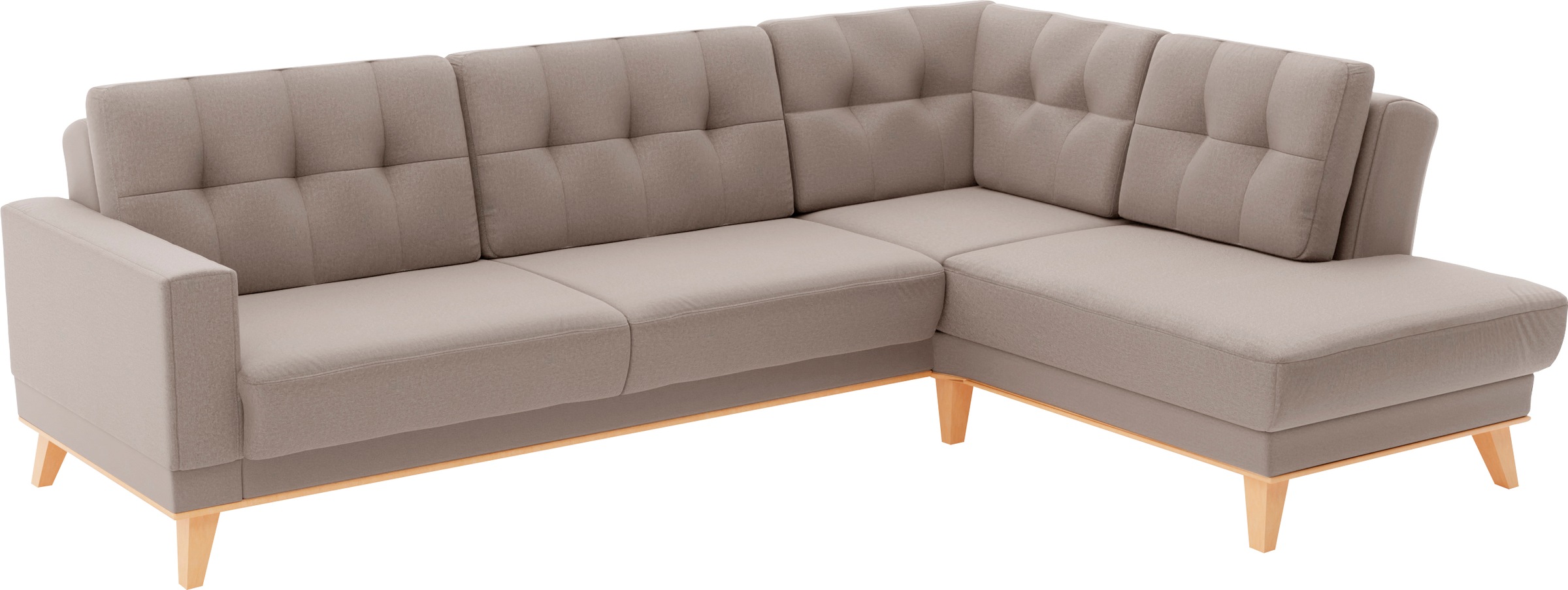 sit&more Ecksofa »Lavida L-Form«, wahlweise mit Kippfunktion und Bettkasten