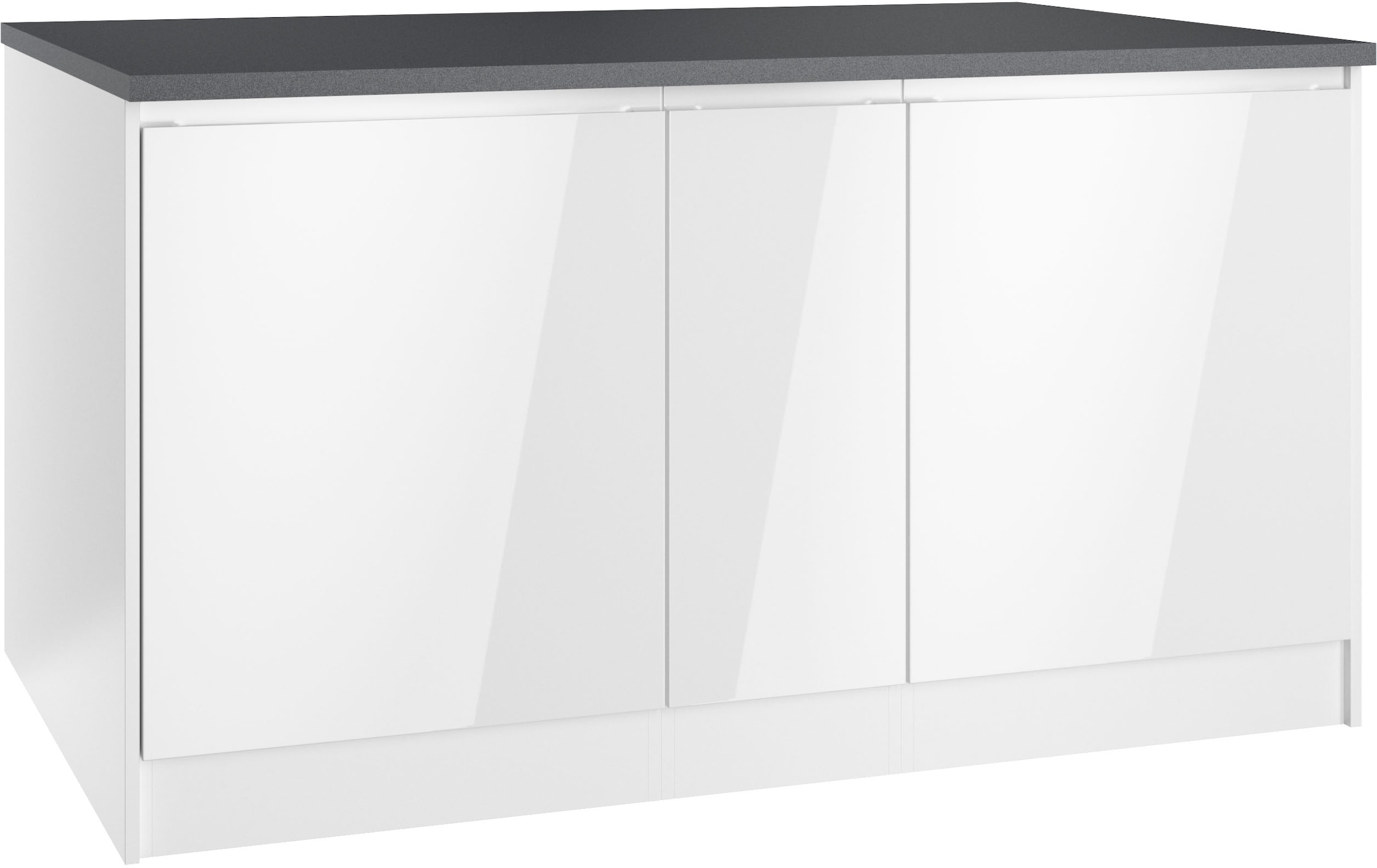 HELD MÖBEL Kücheninsel »Virginia«, Breite 153 cm, MDF-Fronten, Flaschenrega günstig online kaufen