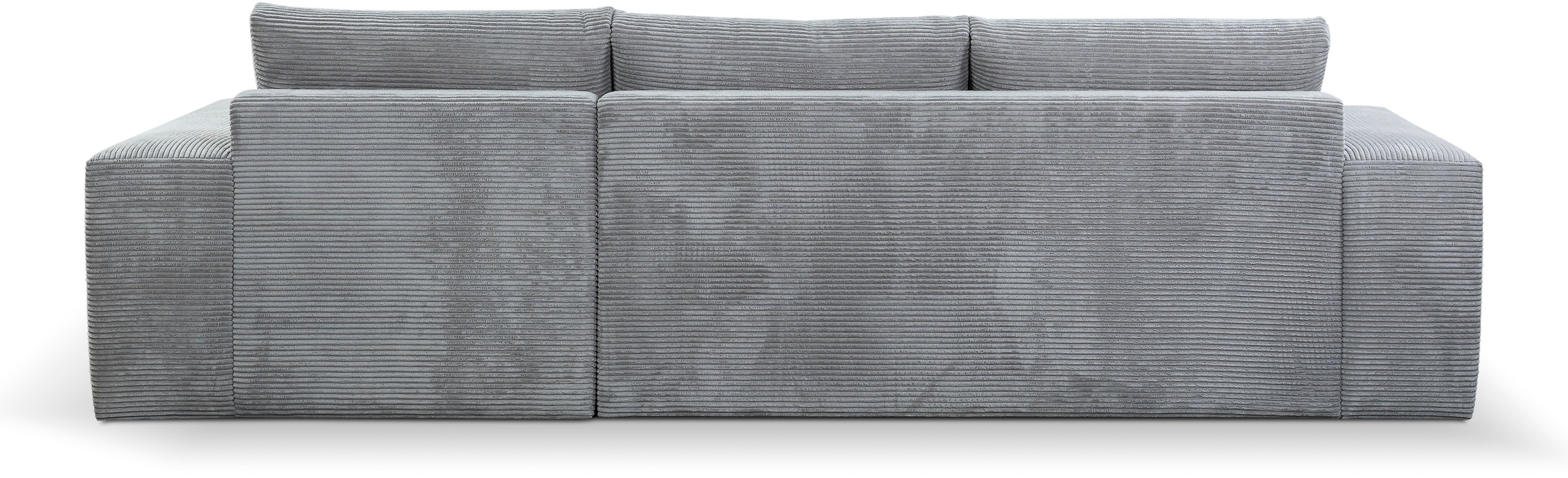 WERK2 Ecksofa »Rozzana Design Ecksofa mit hohem Komfort, zeitlos & elegant,  L-Form,« in kuschelweichen Trendstoffen Cord, Breitcord und Plüsch