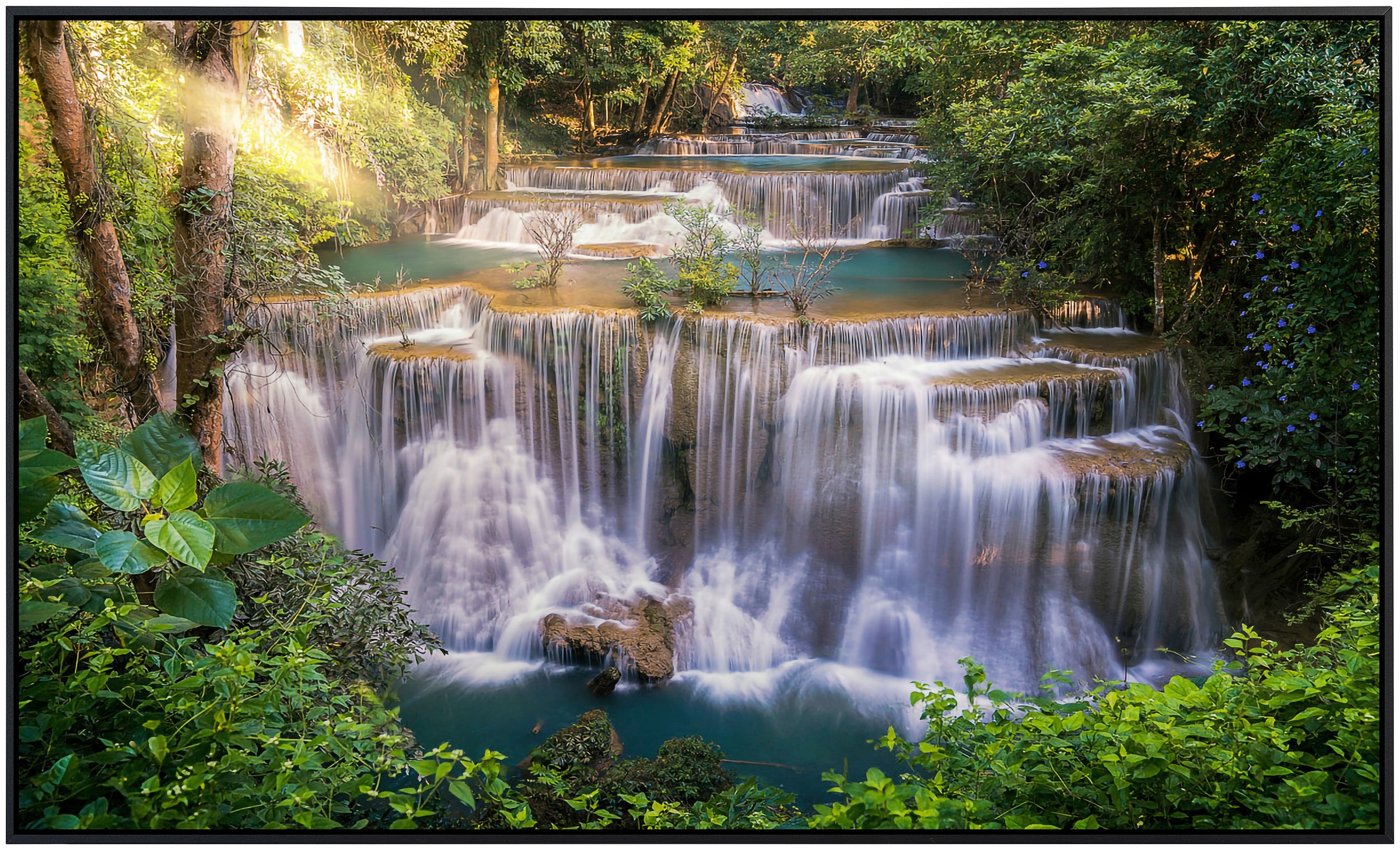 Papermoon Infrarotheizung »Huay Mae Khamin Wasserfall«, sehr angenehme Stra günstig online kaufen