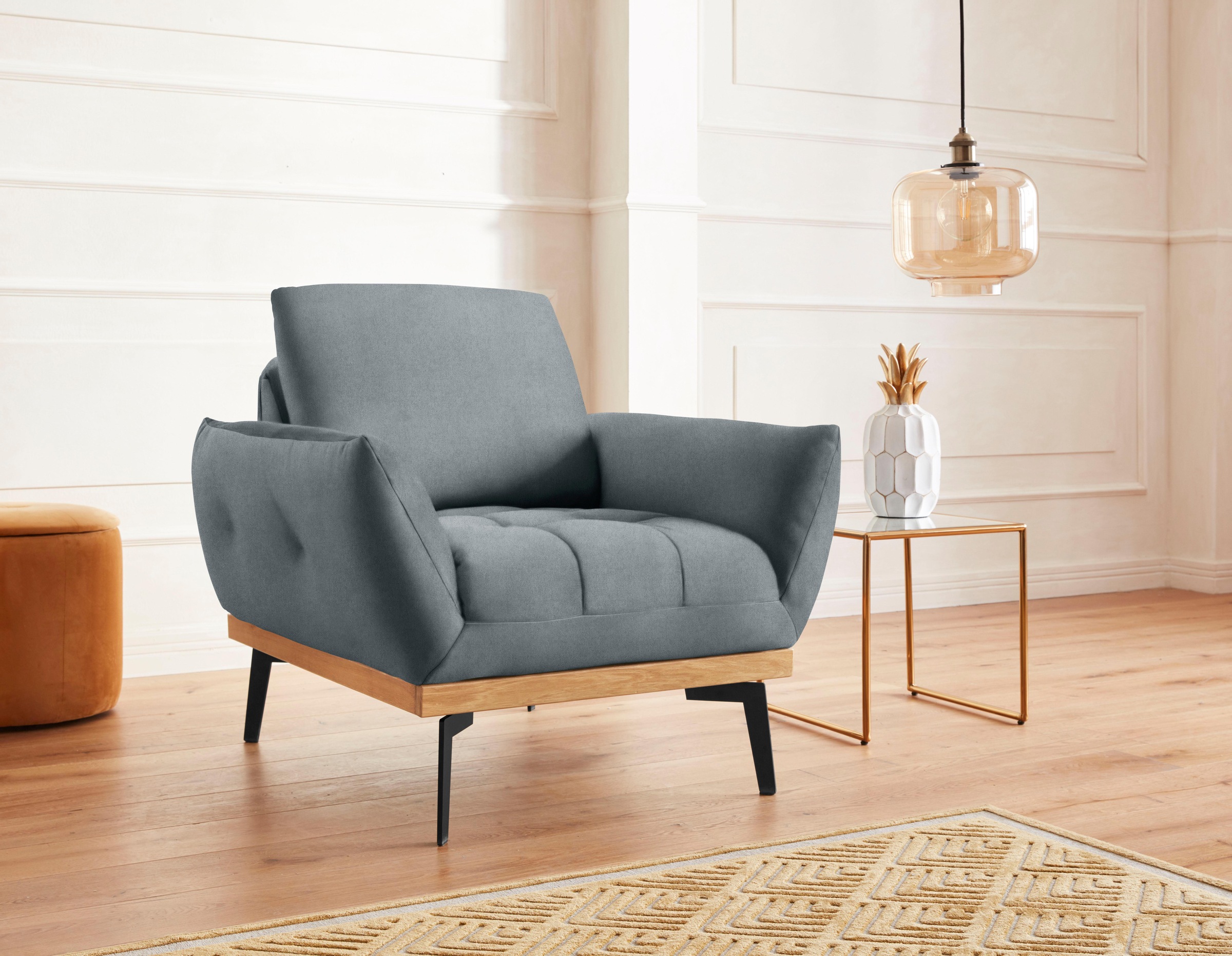 exxpo - sofa fashion Sessel »Palic, Loungesessel mit Rückenverstellung, hoh günstig online kaufen