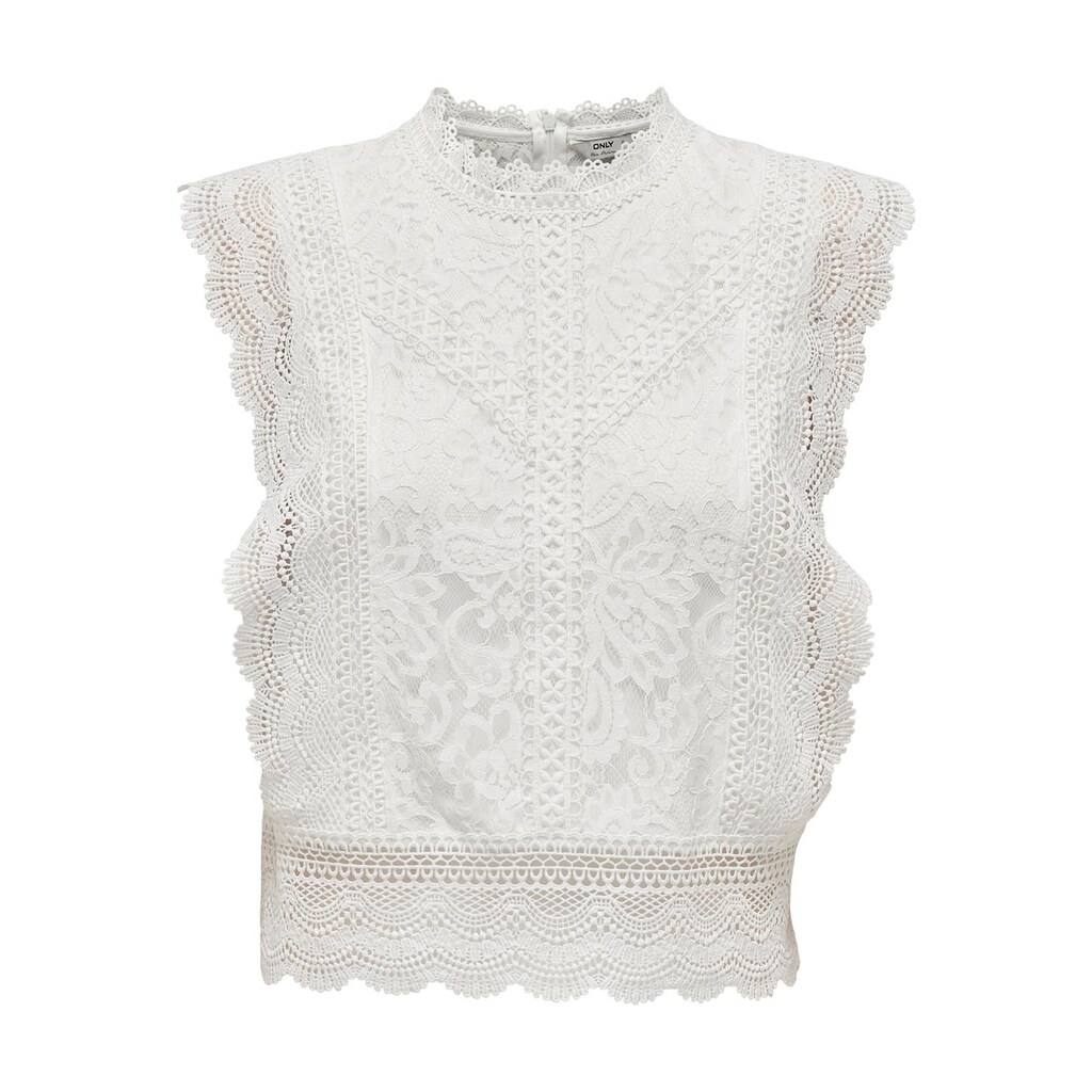 ONLY Spitzenshirt »ONLKARO S/L LACE TOP NOOS WVN«