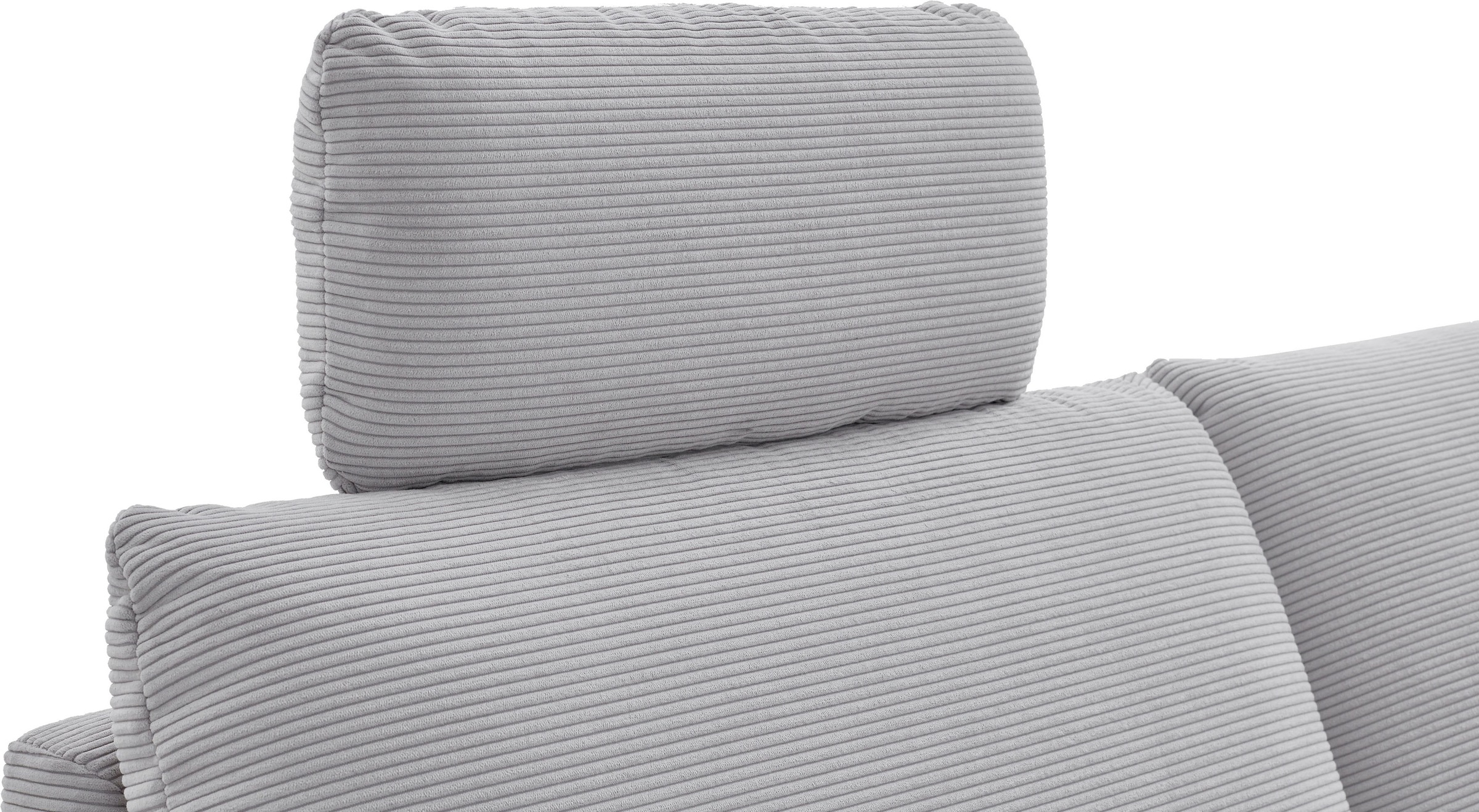 Places of Style Ecksofa »Sarsina: mit Tonnentaschen-Federkern, perfekt zum Entspannen L-Form«, inklusive 1 motorischen Relaxfunktion mit Herz-Waage-Beschlag