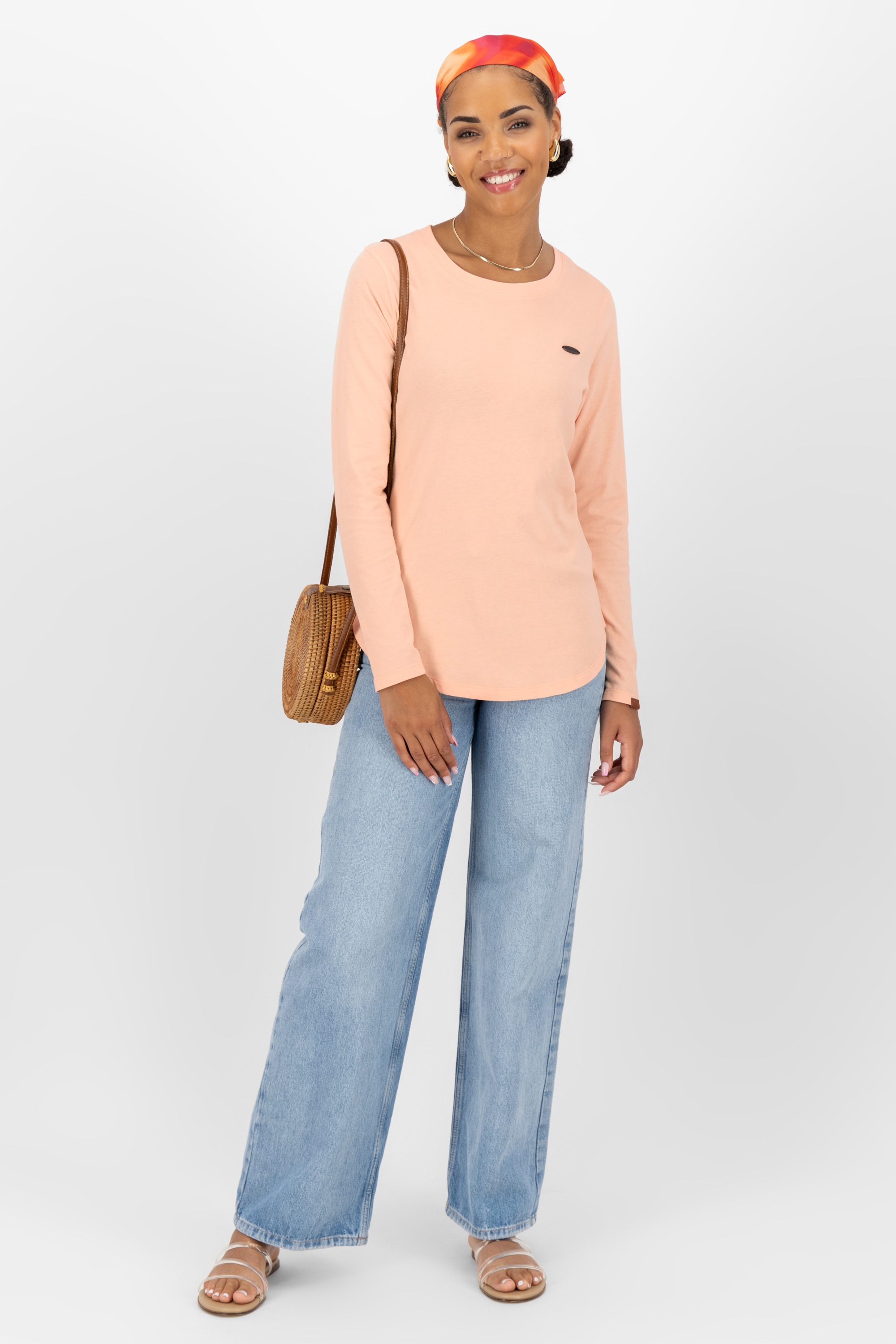 Alife & Kickin Langarmshirt »Damen LeaAK A«, Figurnah geschnittenes Longsleeve Shirt mit Rundhalsausschnitt