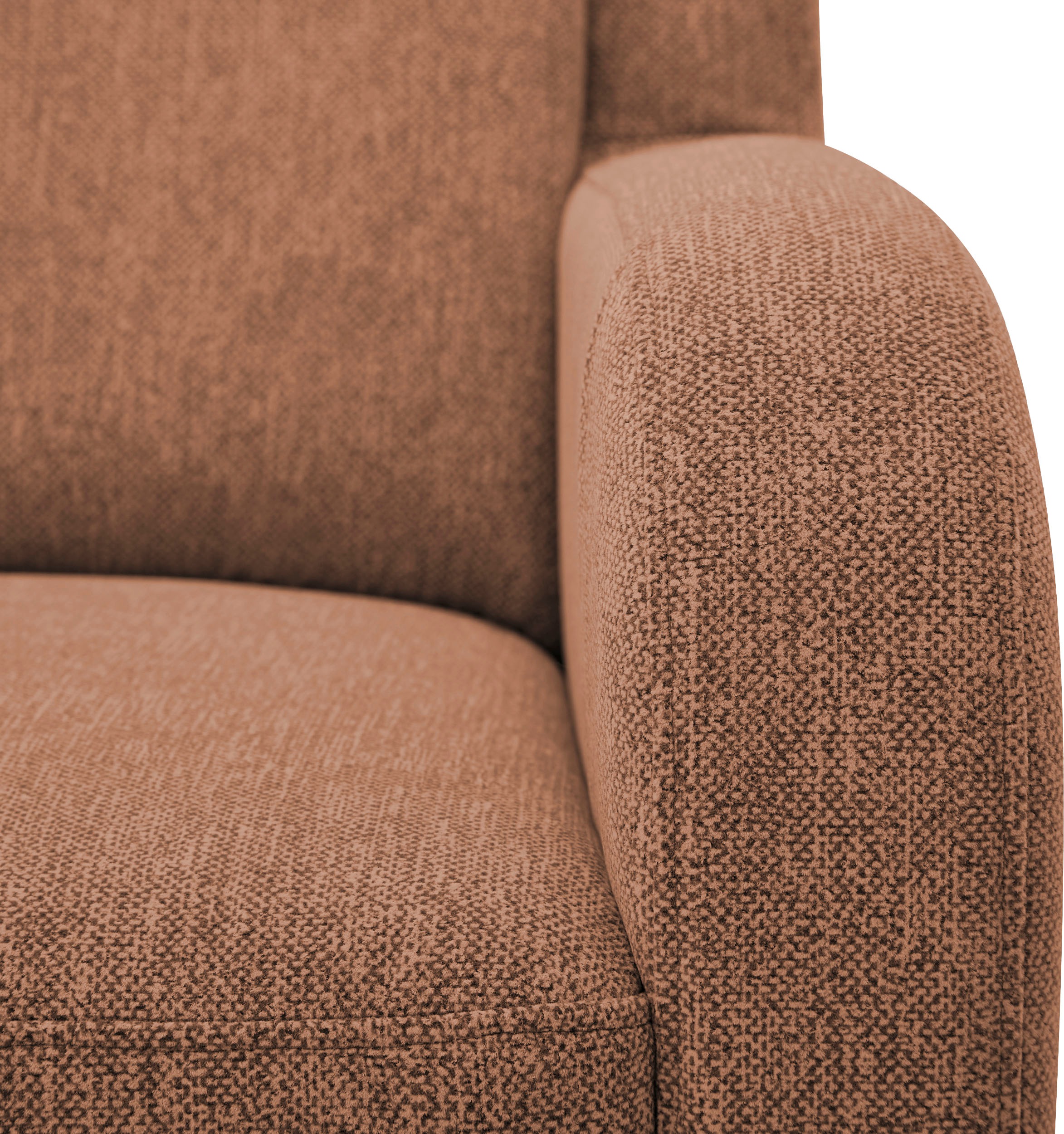 VILLA BECK Ecksofa »Varese L-Form«, (2 St.), Kopfteilverstellung, wahlweise mit Sitzvorzug, in Sitzhöhe 49 cm