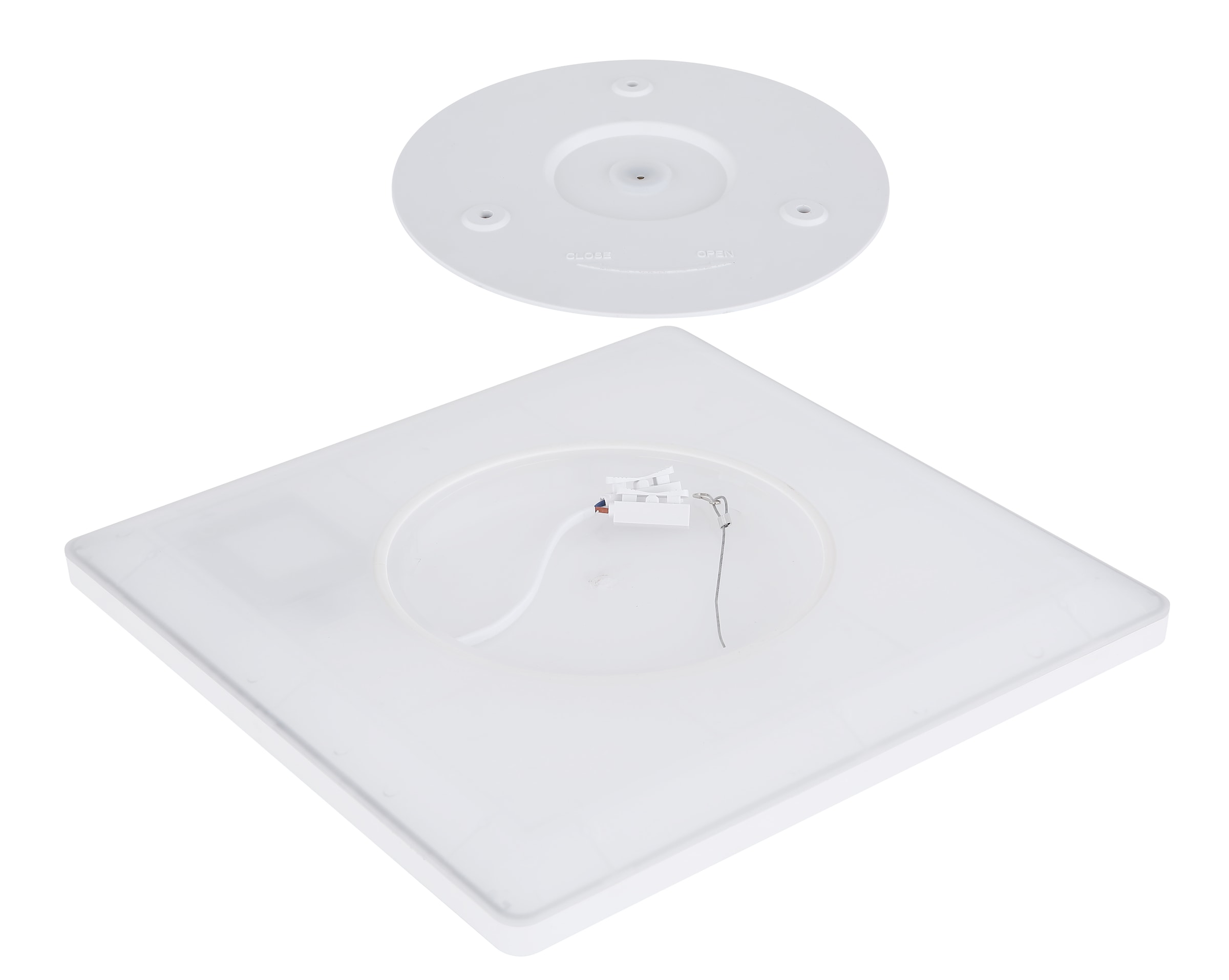 GLOBO LIGHTING LED Deckenleuchte »SAPANA«, Leuchtmittel LED-Modul | LED fest integriert, Deckenlampe/Quadrat/Wohnzimmer/Schlafzimmer/modern