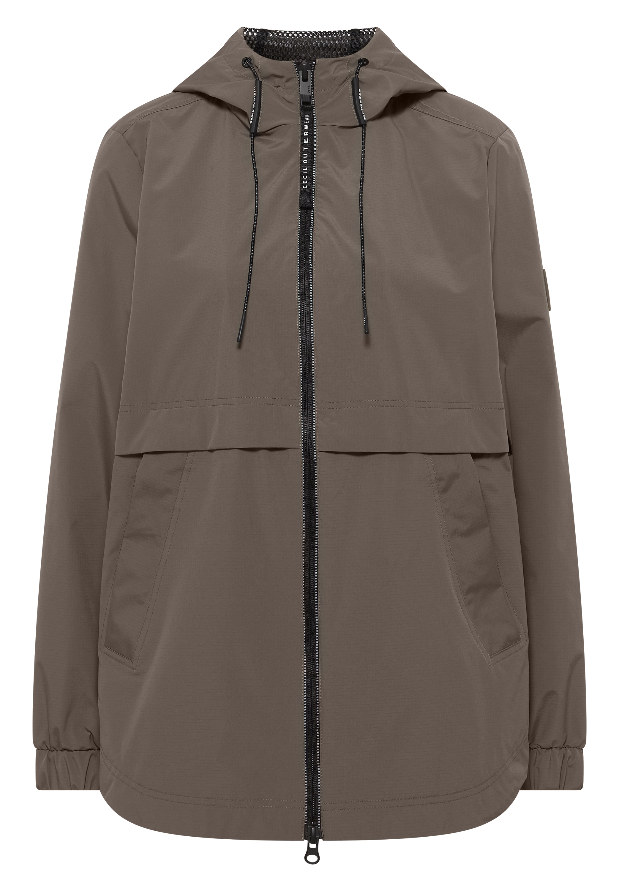 Cecil Windbreaker mit Kapuze sportive A-Linie, mit Kapuze