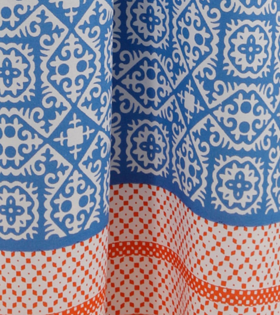 Aniston SELECTED Blusenkleid, mit farbharmonischen Ornamenten-Musterung