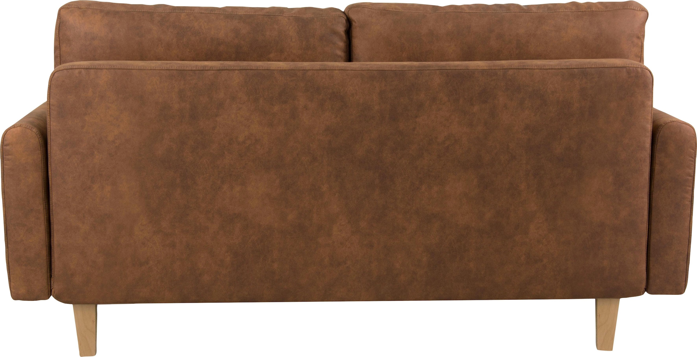 Home affaire 2-Sitzer »TRIPLO mit Wellenunterfederung, Maße B/T/H: 165/100/89 cm«, Sofa mit Steppung im Rückenbereich, incl. Rückenkissen und Zierkissen