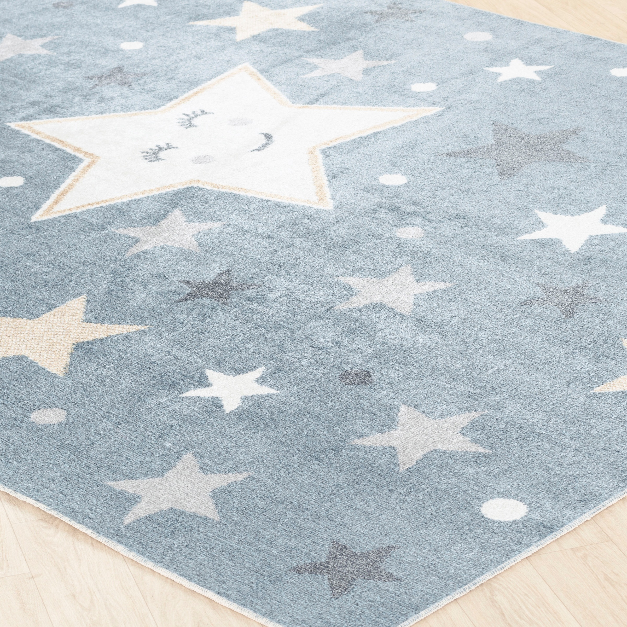 Livabliss Kinderteppich »BEED«, rechteckig, 6 mm Höhe, Kids, Sterne
