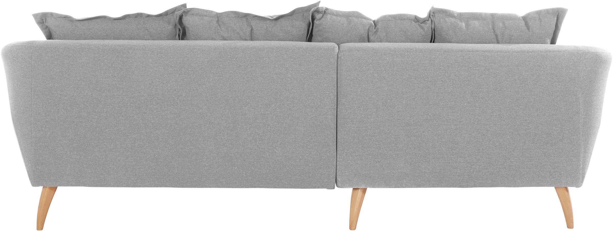 Home affaire Ecksofa »Baggio L-Form«, Zierkissen inklusive