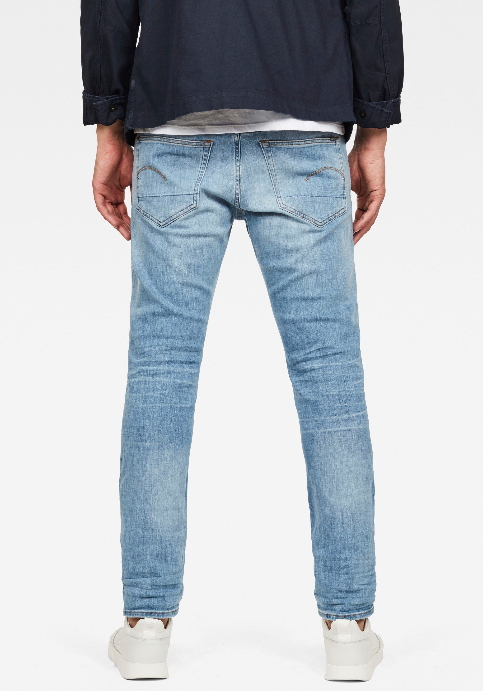 G-STAR Slim-fit-Jeans »3301 Slim«, mit toller Waschung und Elasthan