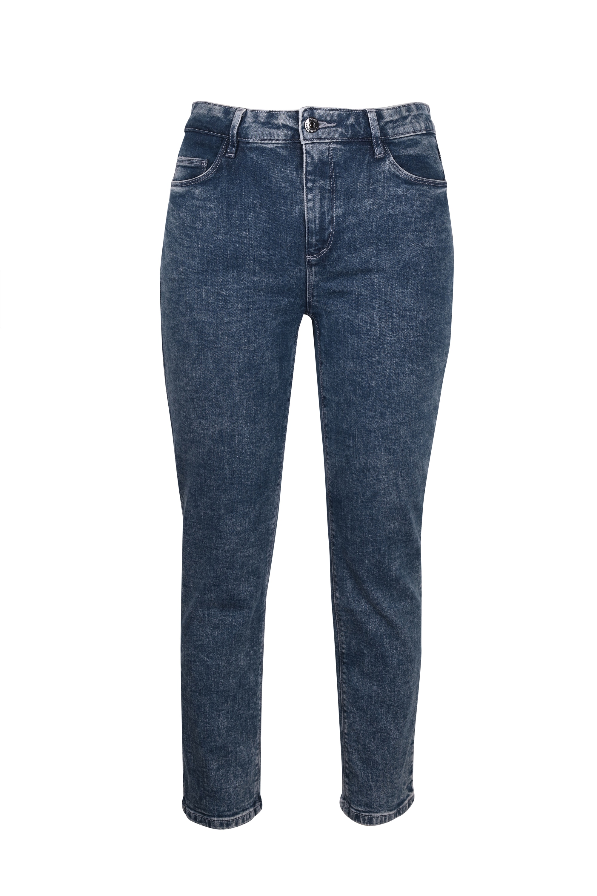 STOOKER WOMEN 5-Pocket-Jeans »Zermatt Fashion Straight Fit«, Straight Fit Casual Acid Wash Denim Jeans für Damen