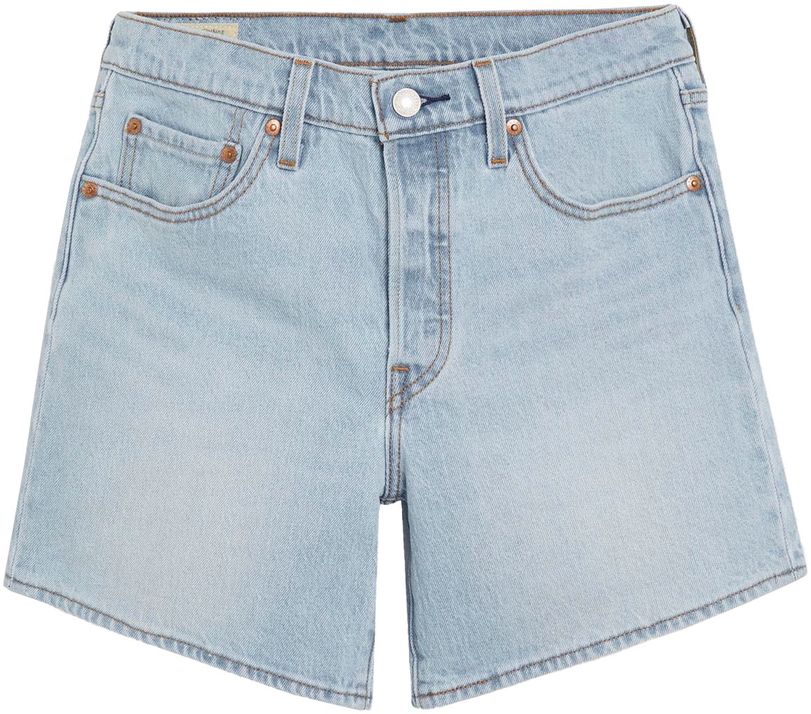 Levi's® Jeansshorts »501 Short Long«, Sommerhose Mit Knopfverschluss und krempelbarem Saum