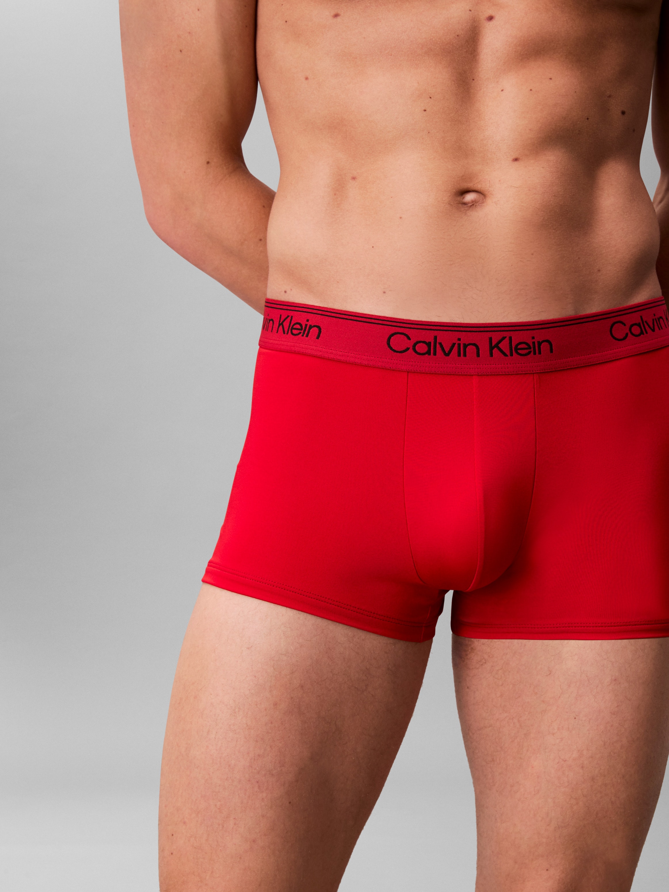 Calvin Klein Underwear Trunk »LOW RISE TRUNK 3PK« Packung, 3er, 3 Stk. mit Logo-Stretchbund