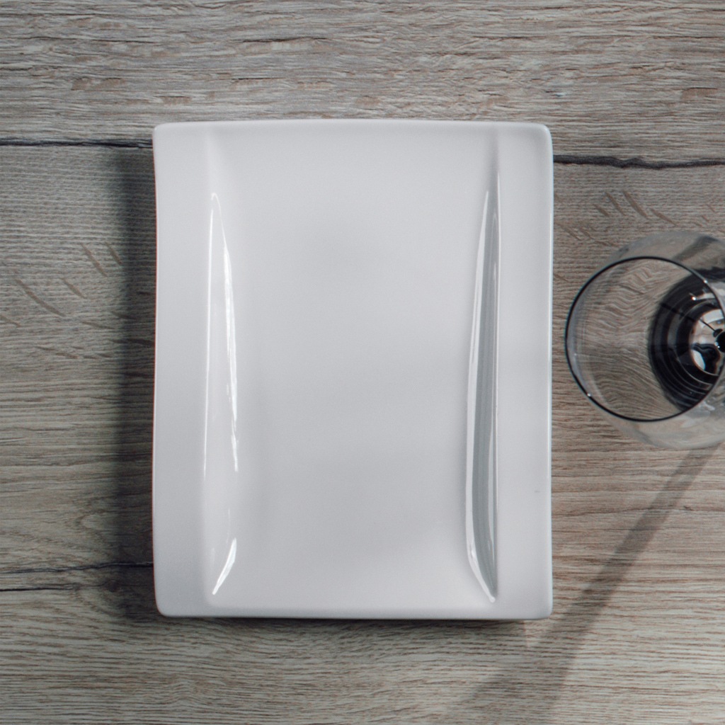 Villeroy & Boch Brotteller »Brotteller NewWave 18 x 15 cm 4er Set weiß« günstig online kaufen