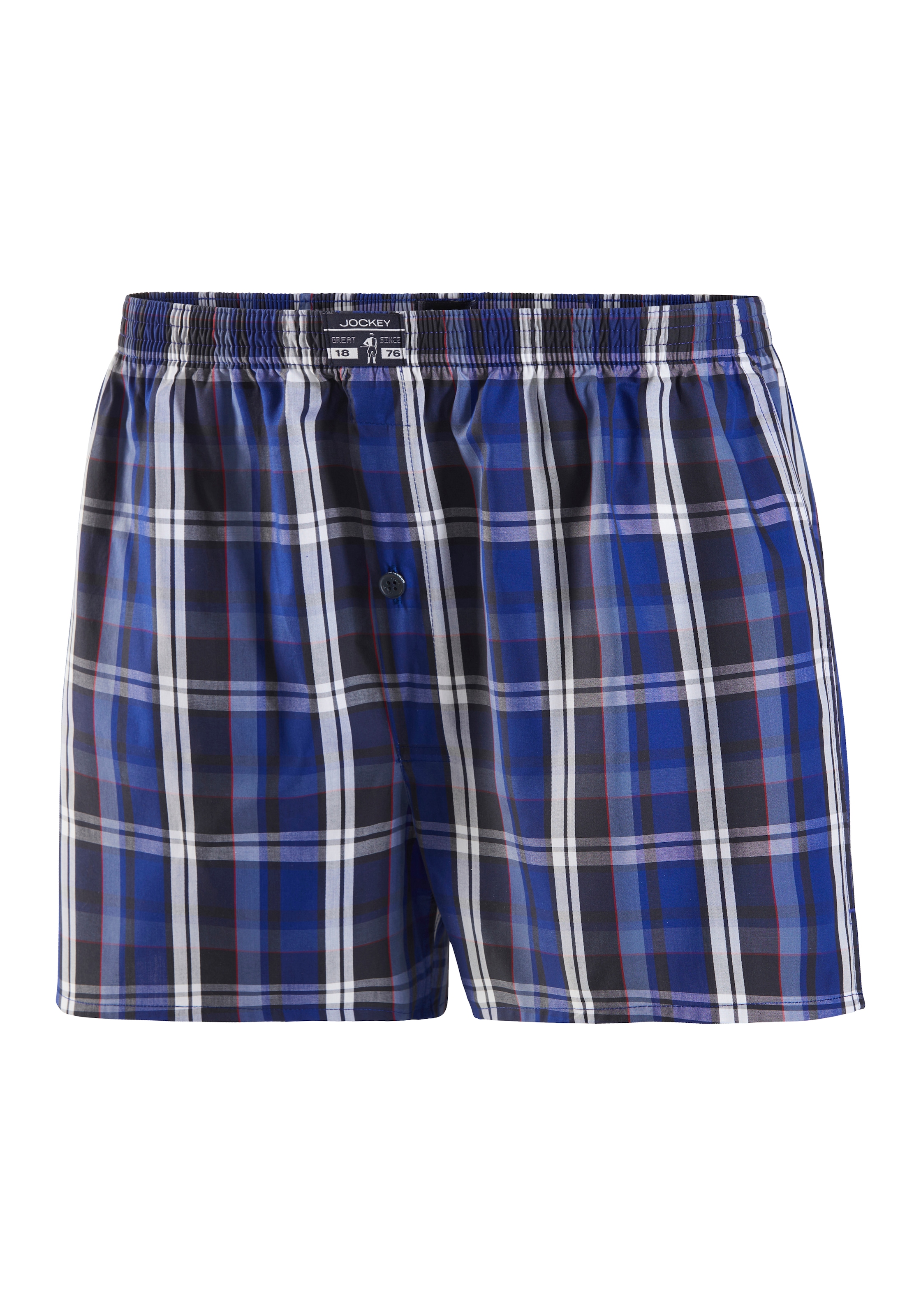 Jockey Webboxer »Everyday Striped« 2er Pack,  mit Marken Weblabel am Bund