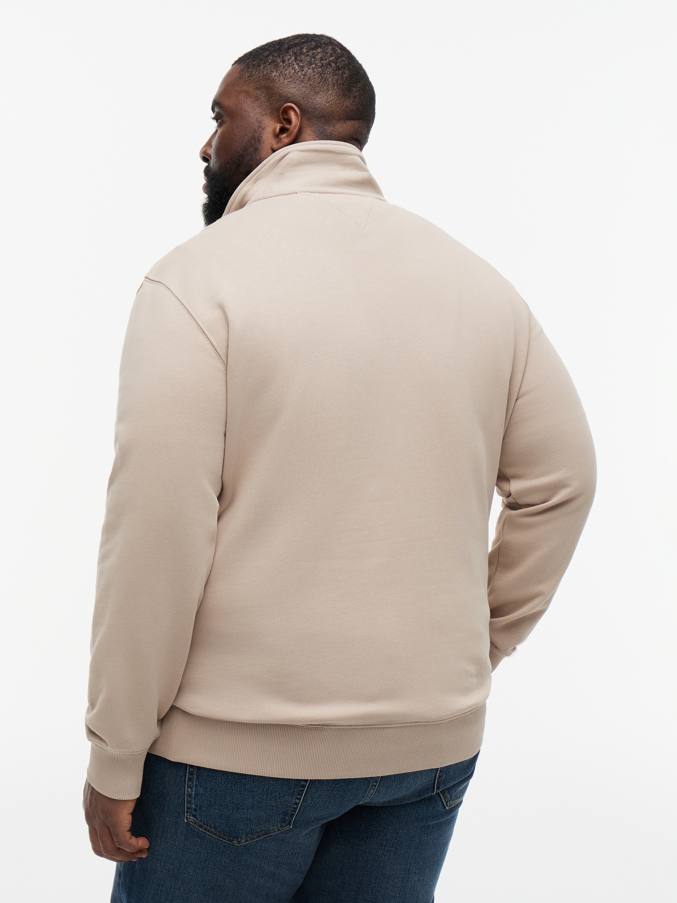 Tommy Hilfiger Big & Tall Sweatshirt »BT-ESSENTIAL TERRY NEW 1/4 ZIP«, Große Größen
