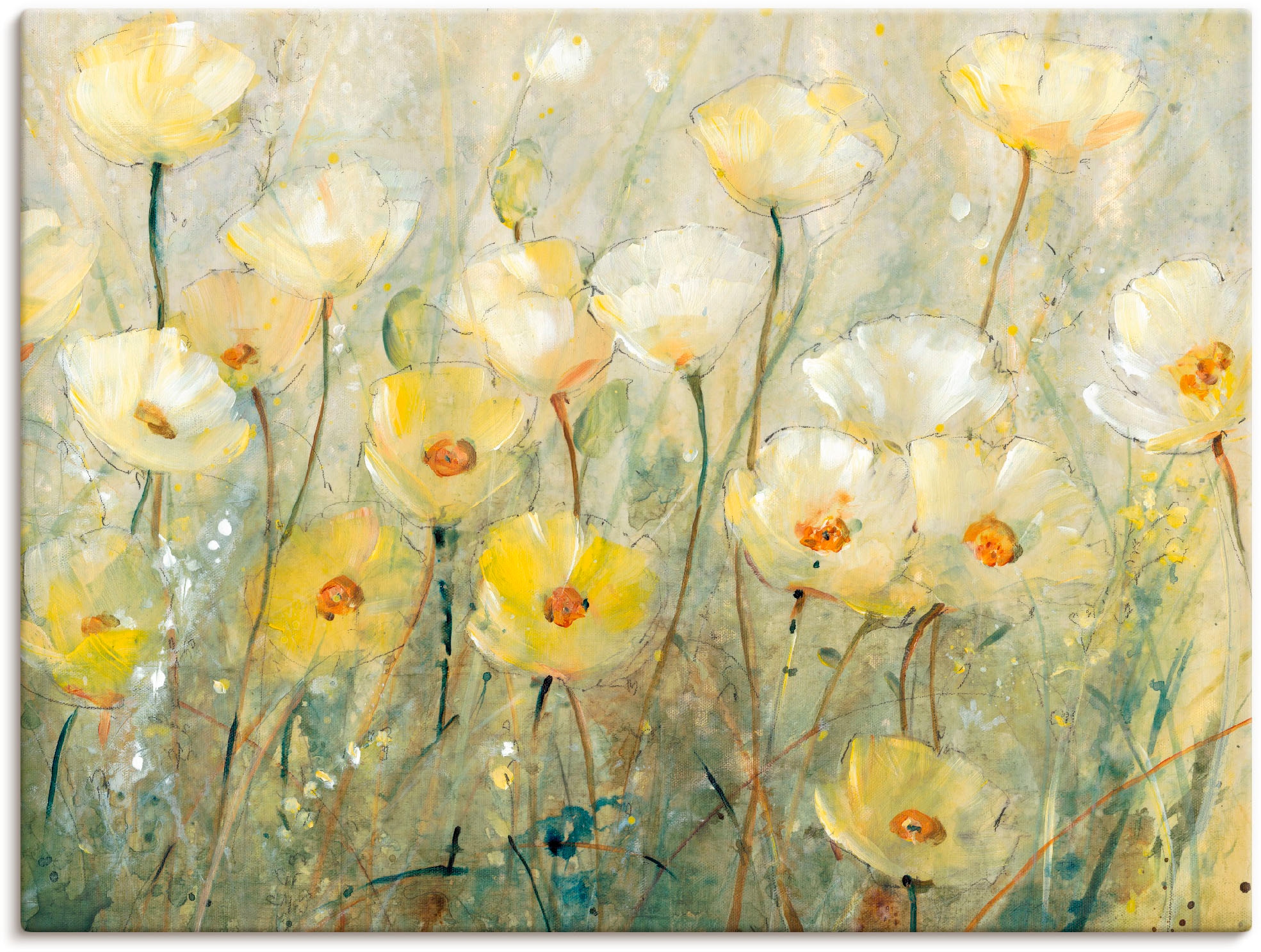 Artland Wandbild »Sommer in voller Blüte II«, Blumenwiese, (1 St.), als  Alubild, Leinwandbild, Wandaufkleber oder Poster in versch. Größen auf  Raten kaufen