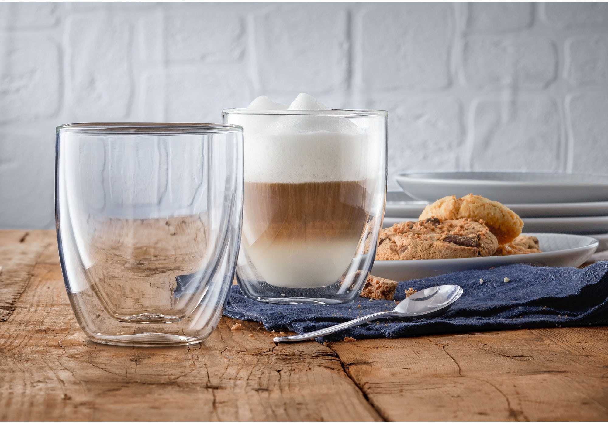 mit tlg.), bestellen Ausführung (Set, Thermoeffekt Gläser-Set online Coffee«, Doppelwandige »Kult 2 WMF