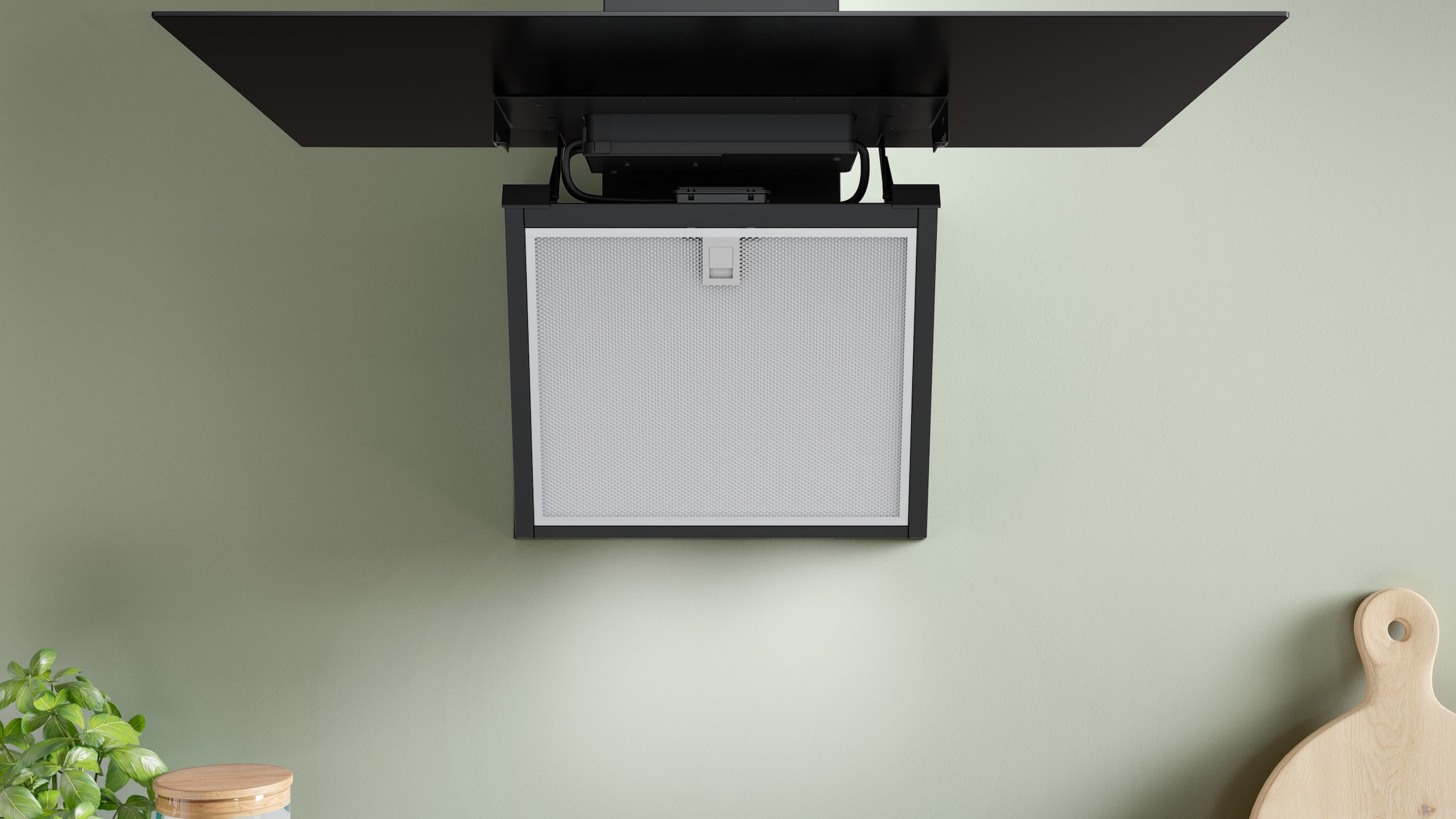 BOSCH Kopffreihaube »DWK85DF61« Serie Serie 4 LED-Beleuchtung und langlebiger Metall-Fettfilter