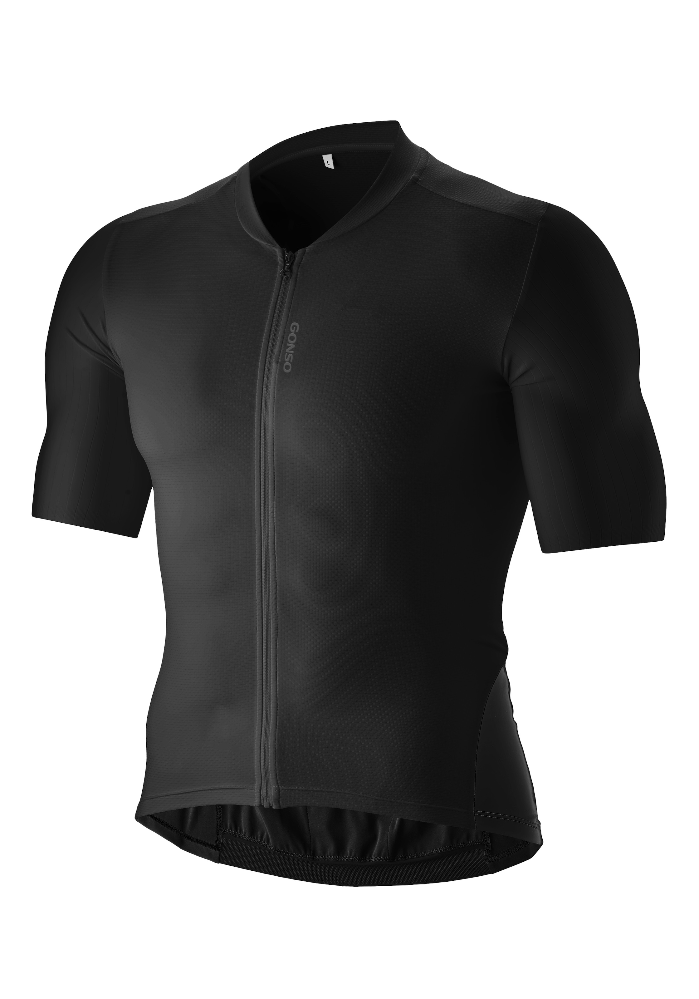 Gonso Radtrikot »SITIVO TRIKOT M« Herren Radshirt kurzarm, atmungsaktives Fahrradtrikot mit Rückentasche