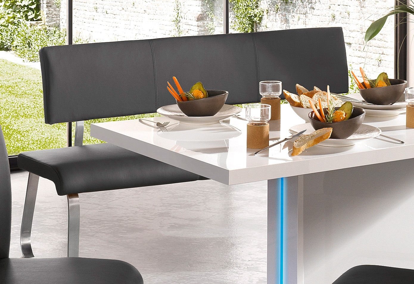 in online Echtleder, Kg, MCA kaufen bis Breiten furniture belastbar 280 Polsterbank verschiedenen »Arco«,