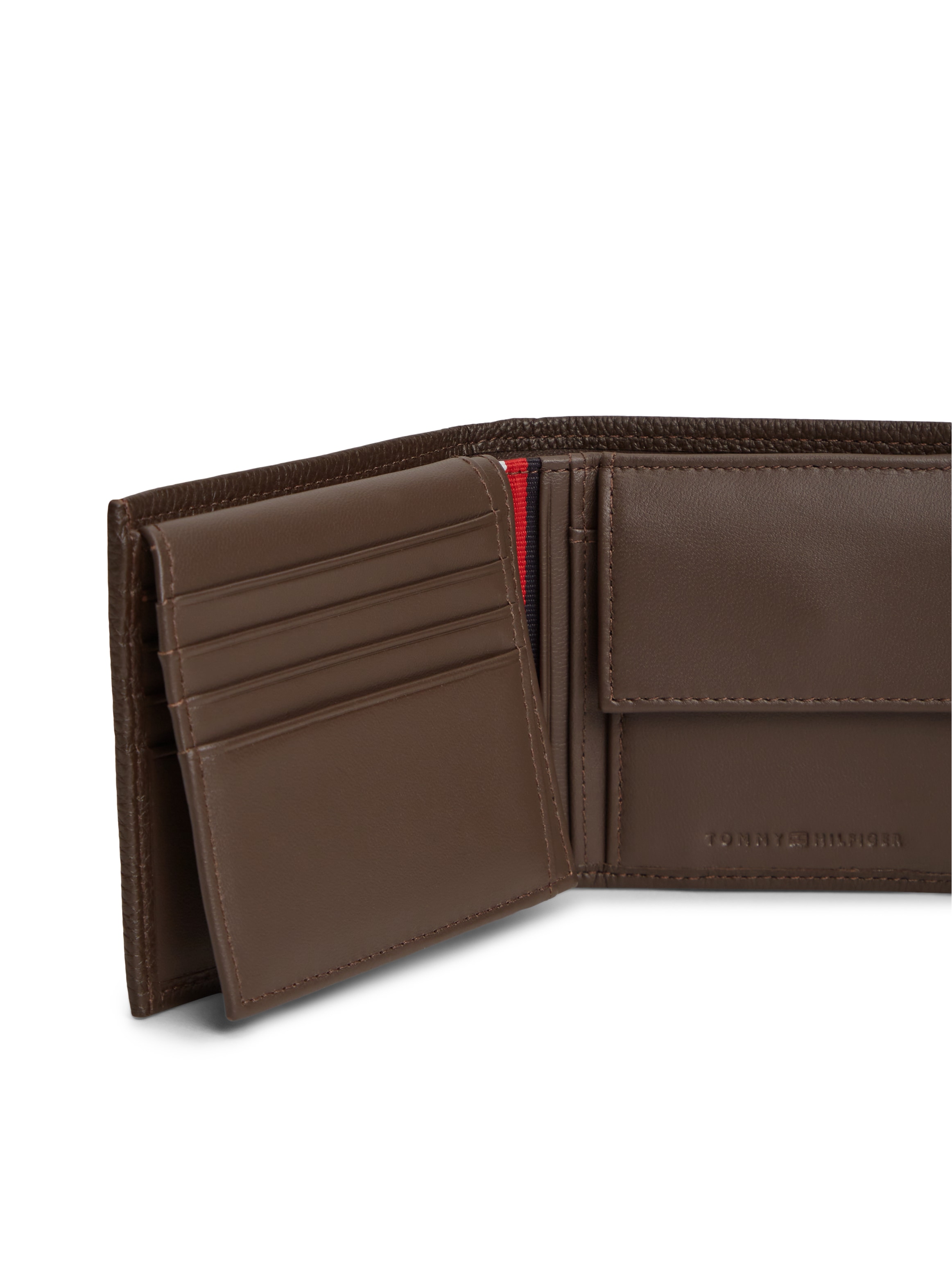 Tommy Hilfiger Geldbörse »TH CORP  CC FLAP AND COIN« Herren Geldbeutel, Portemonnaie mit Logoschriftzug