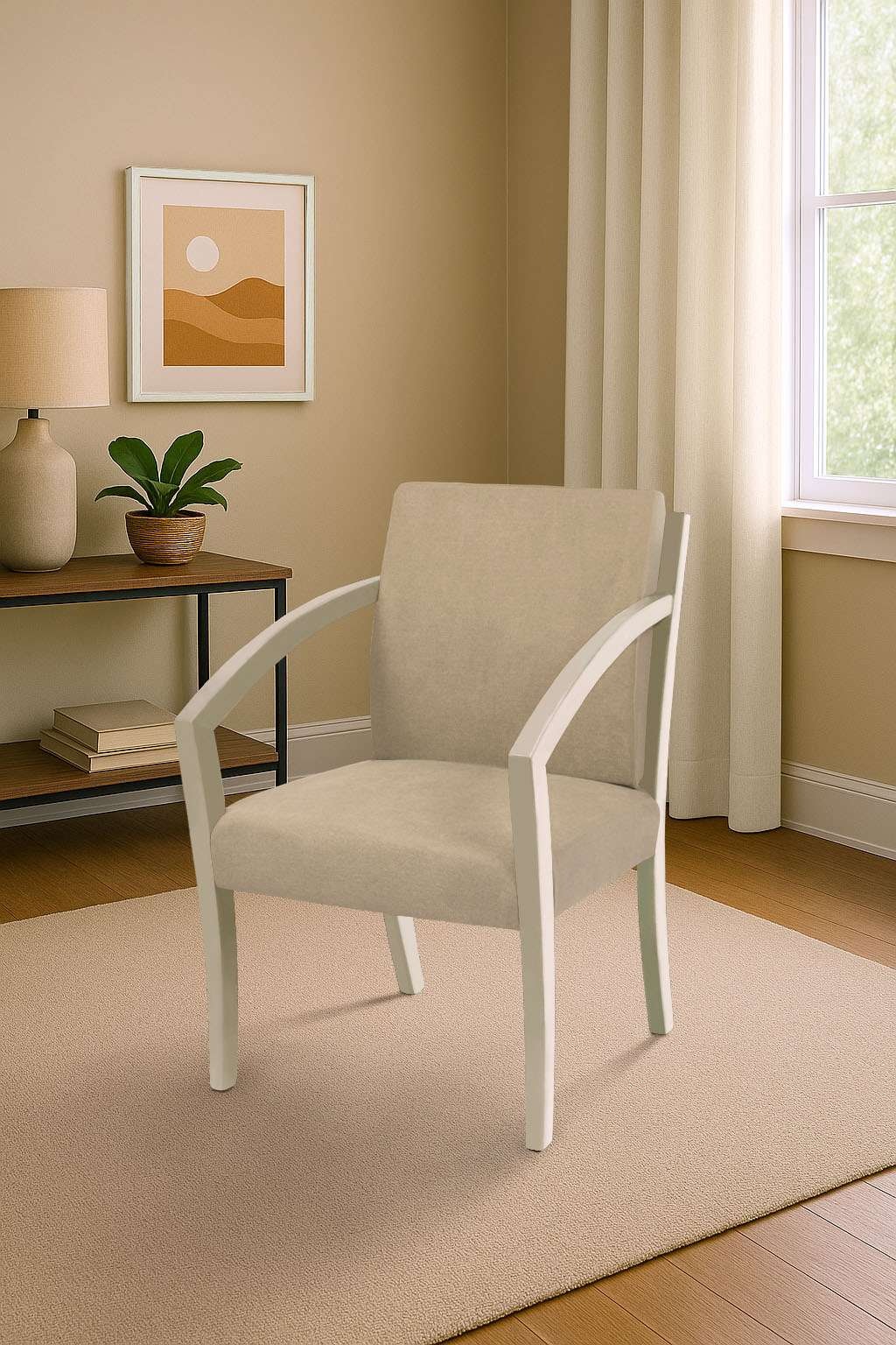 Home affaire Esszimmerstuhl »G98 George Armlehnstuhl, Sessel, Loungesessel, Stuhl, Made in Italy« () 1 Stk.Extra-confort, Fleckenabweisendes Gewebe, Massivholz