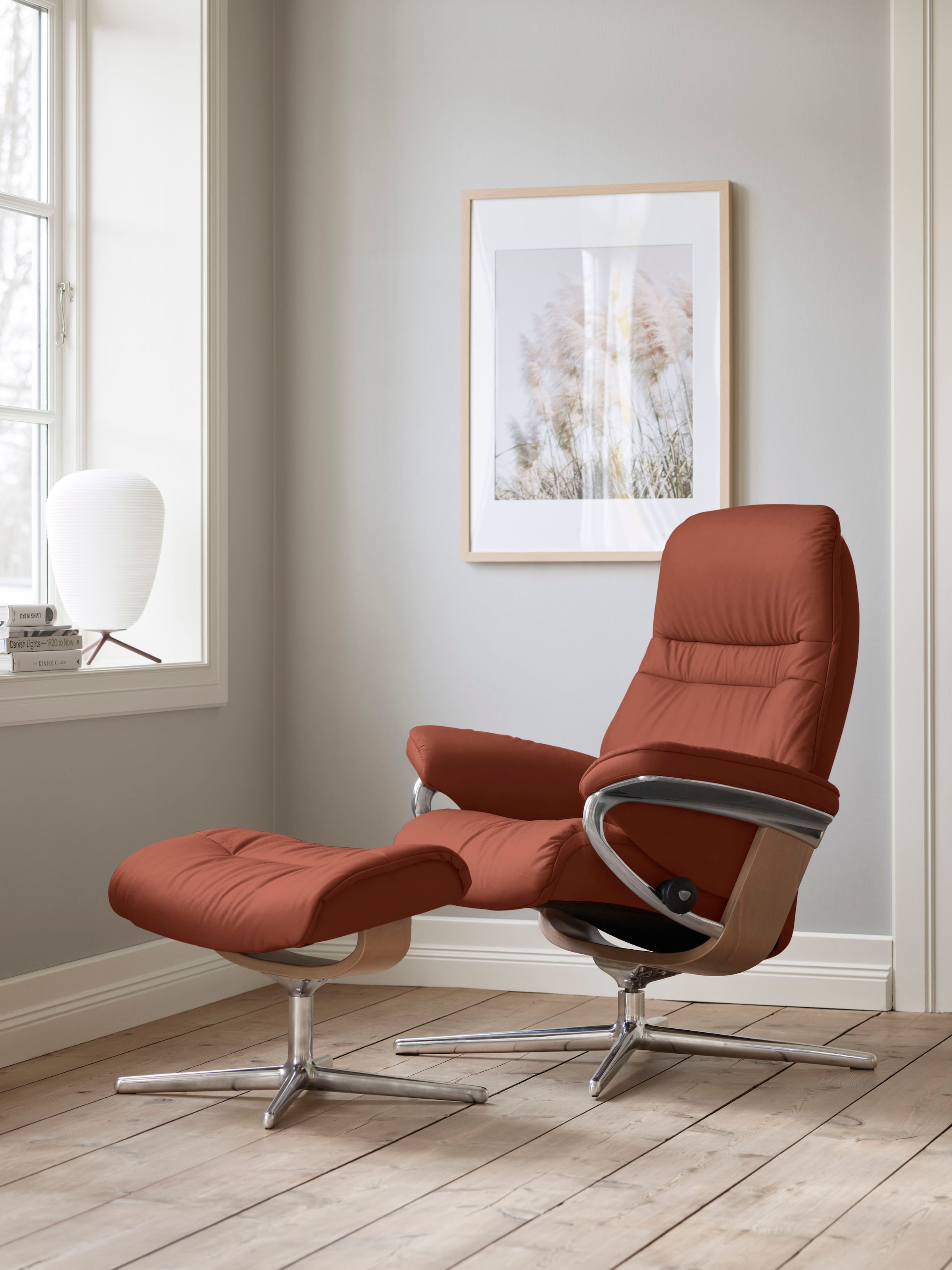 Stressless® Relaxsessel »Sunrise« Set, Relaxsessel mit Hocker, mit Hocker, günstig online kaufen
