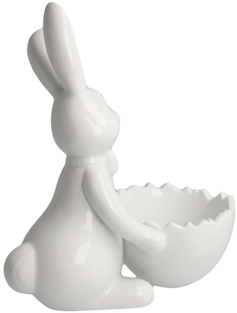 Goebel Osterhase »Figur Hase mit Schale Snow White - Sweet Boy«, Osterfigur, Dekofigur, Ostern, Osterdekoration