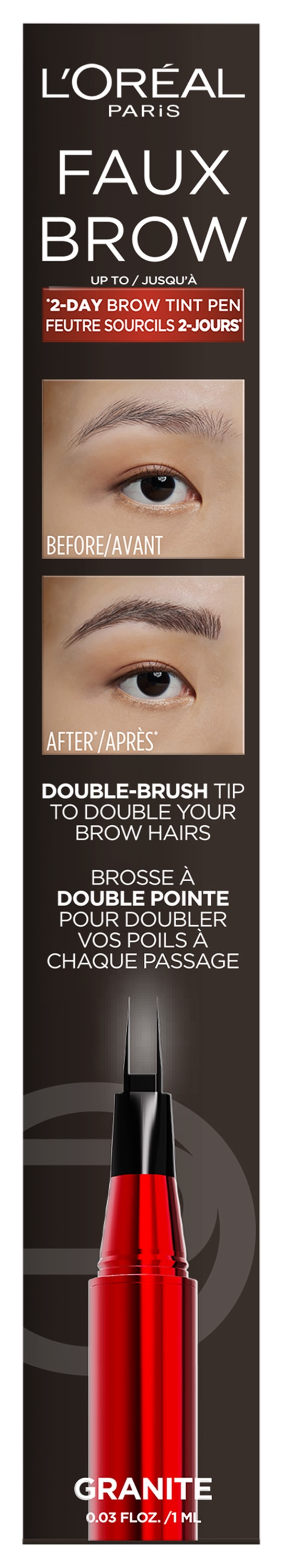 L'ORÉAL PARIS Augenbrauen-Stift »INFAILLIBLE BROWS FAUX BROW AUGENBRAUENSTIFT« für doppeltes Augenbrauenvolumen