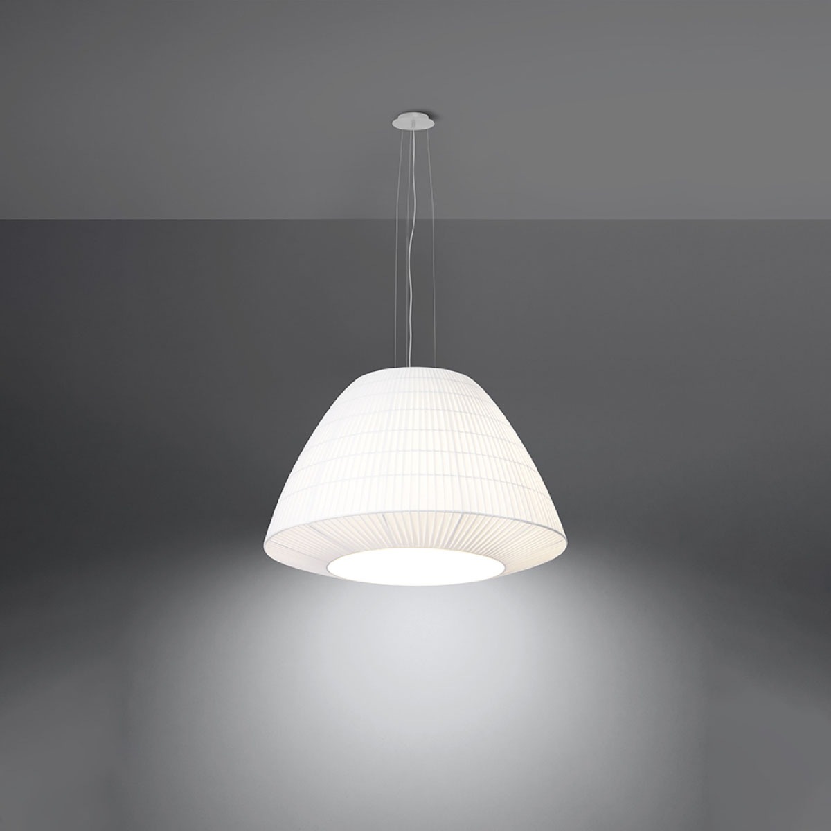SOLLUX lighting Kronleuchter »BELLA«, 3 flammig, Leuchtmittel E27 | ohne Leuchtmittel, Slush -Einstellung