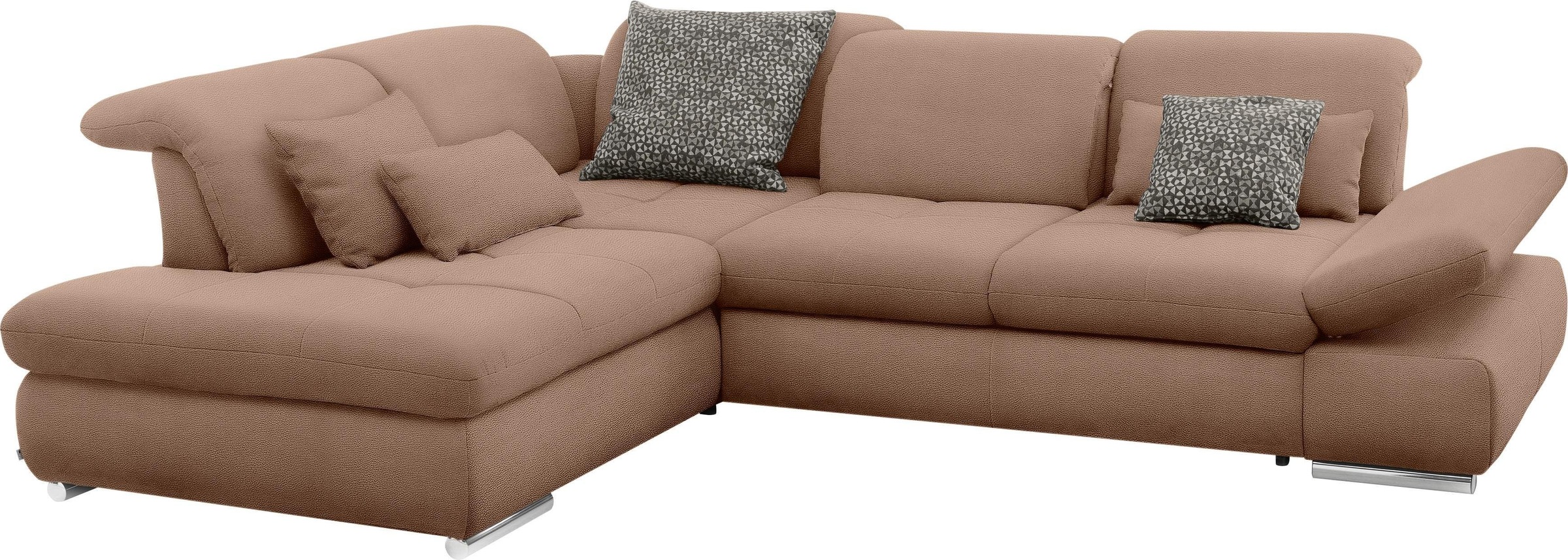 set one by Musterring Ecksofa »SO 4100 mit komfortablen Federkern und Kopft günstig online kaufen