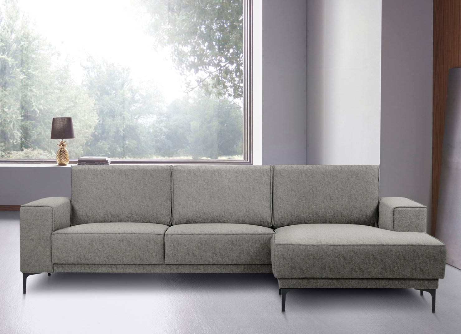 Places of Style Ecksofa »Oland«, 280 cm, im zeitlosem Design und hochwertiger Verabeitung