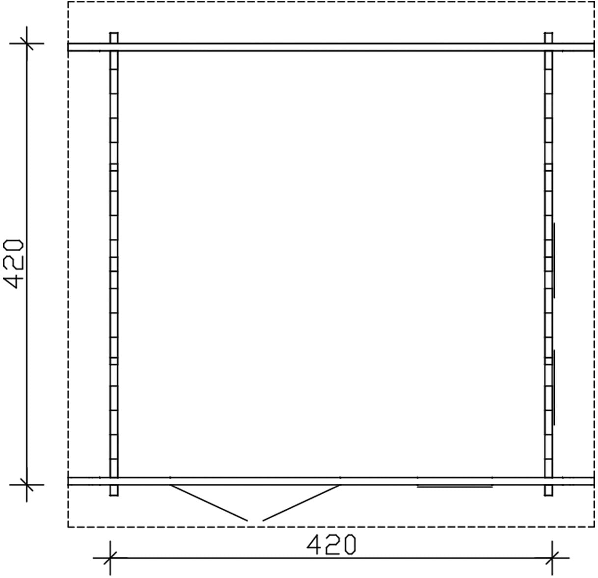 Skanholz Gartenhaus »Toronto 1«