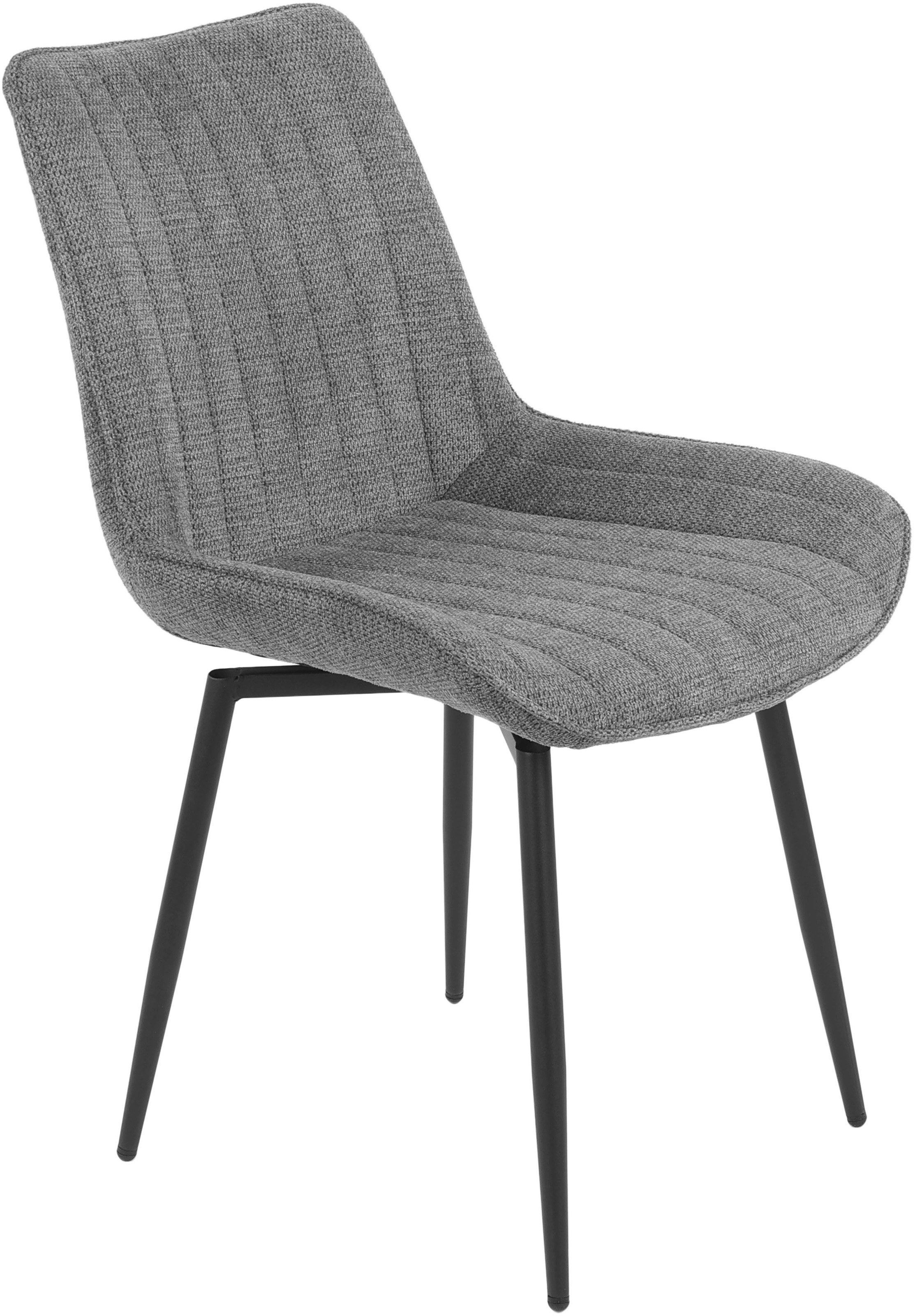 HELA 4-Fußstuhl »NEWPORT« (Set) 4 Stk. Microfaser   Webstoff 4-Fuß,XL-Sitzb günstig online kaufen