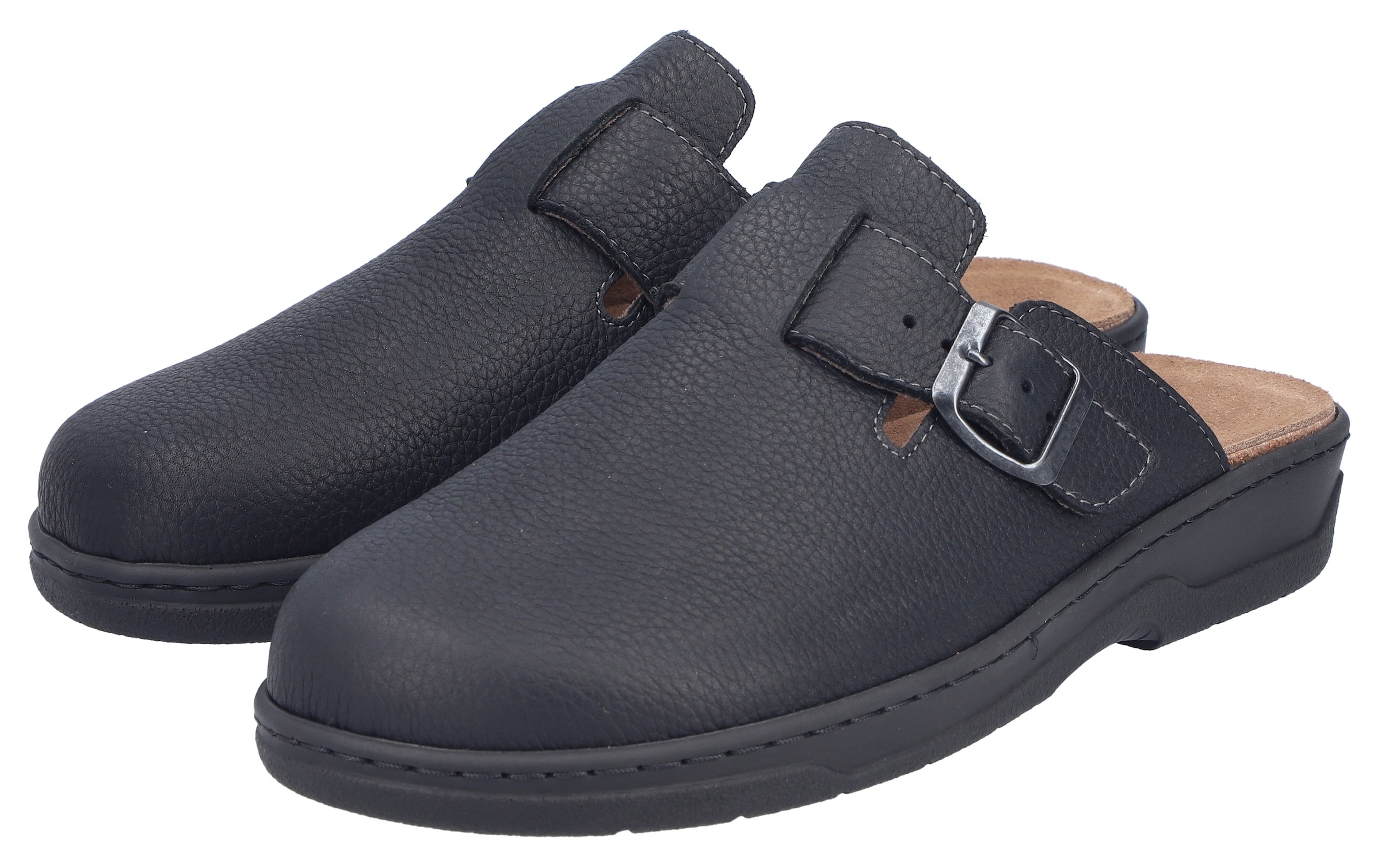 Rieker Clog  Pantolette, Schlupfschuh, Hausschuh mit herausnehmbarem Fußbett