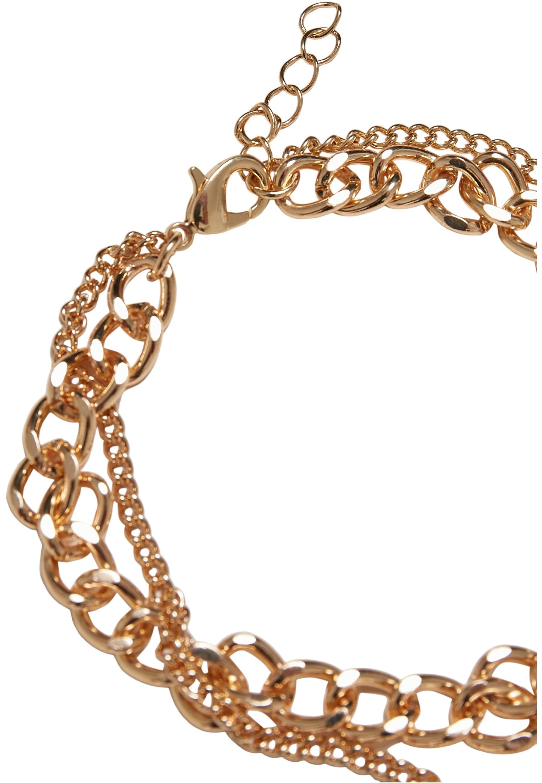 URBAN CLASSICS Fußkette »Urban Classics Unisex Zodiac Golden Anklet«