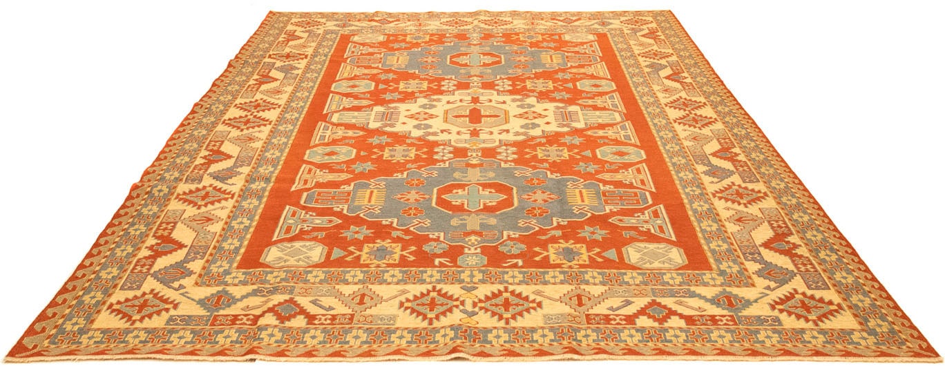 morgenland Wollteppich »Kelim - Oriental - 255 x 208 cm - orange«, rechteck günstig online kaufen