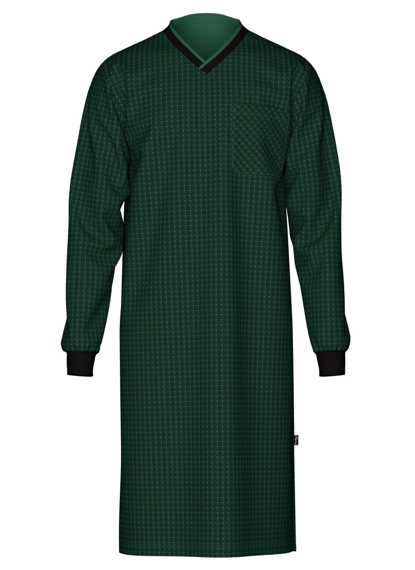 Trigema Pyjama »TRIGEMA Nachthemd mit Allover-Retro-Print«, (1 tlg.)