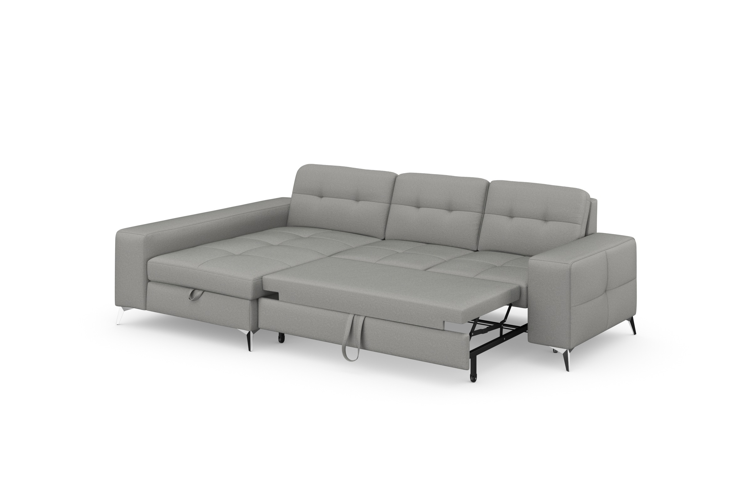 sit&more Ecksofa »Baviene L-Form«, inklusive Sitztiefenverstellung und Federkern, wahlweise Bettfunktion