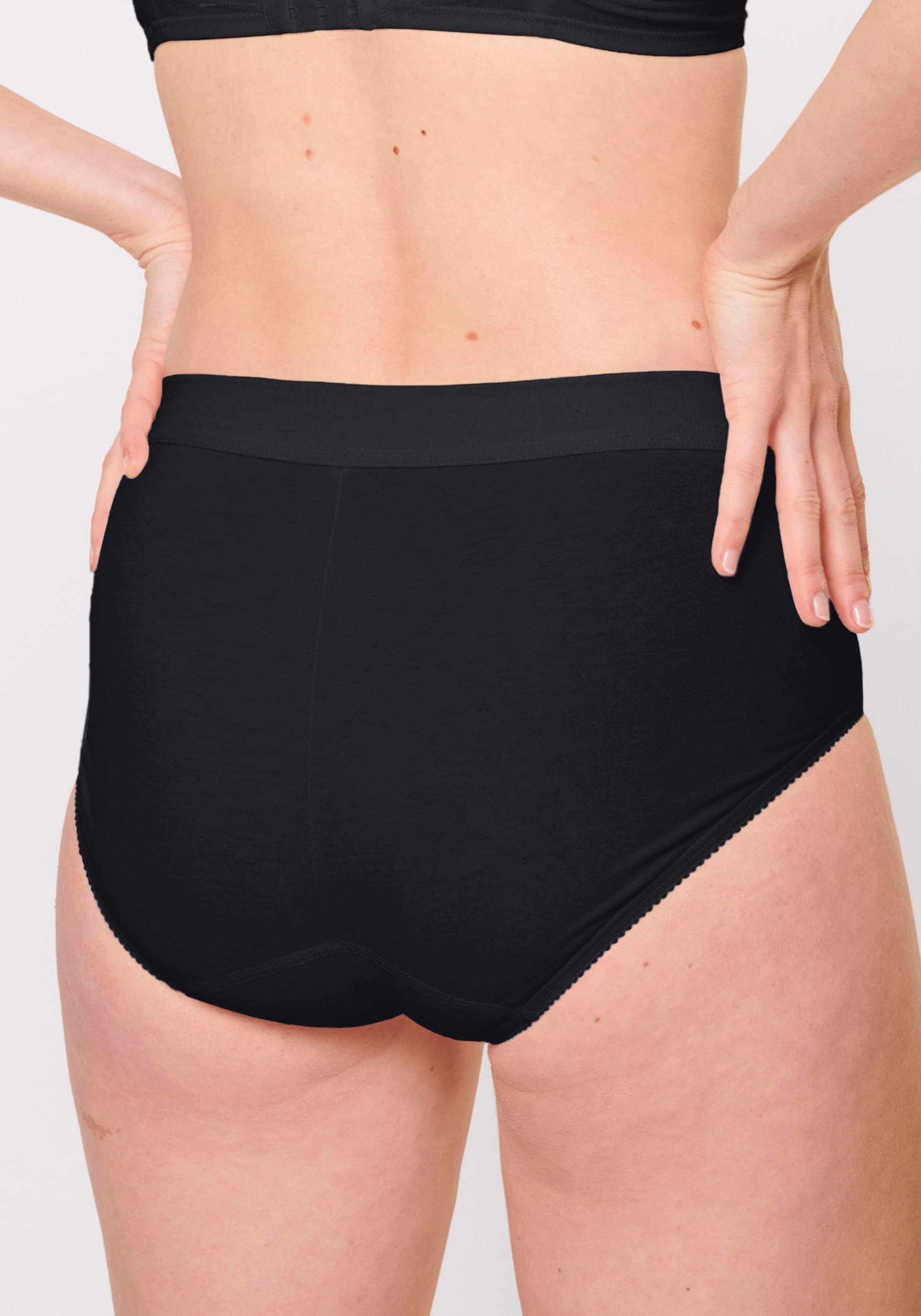 sloggi Slip »Double Comfort Maxi 2P«, (2er Pack), doppellagiges Taillenband